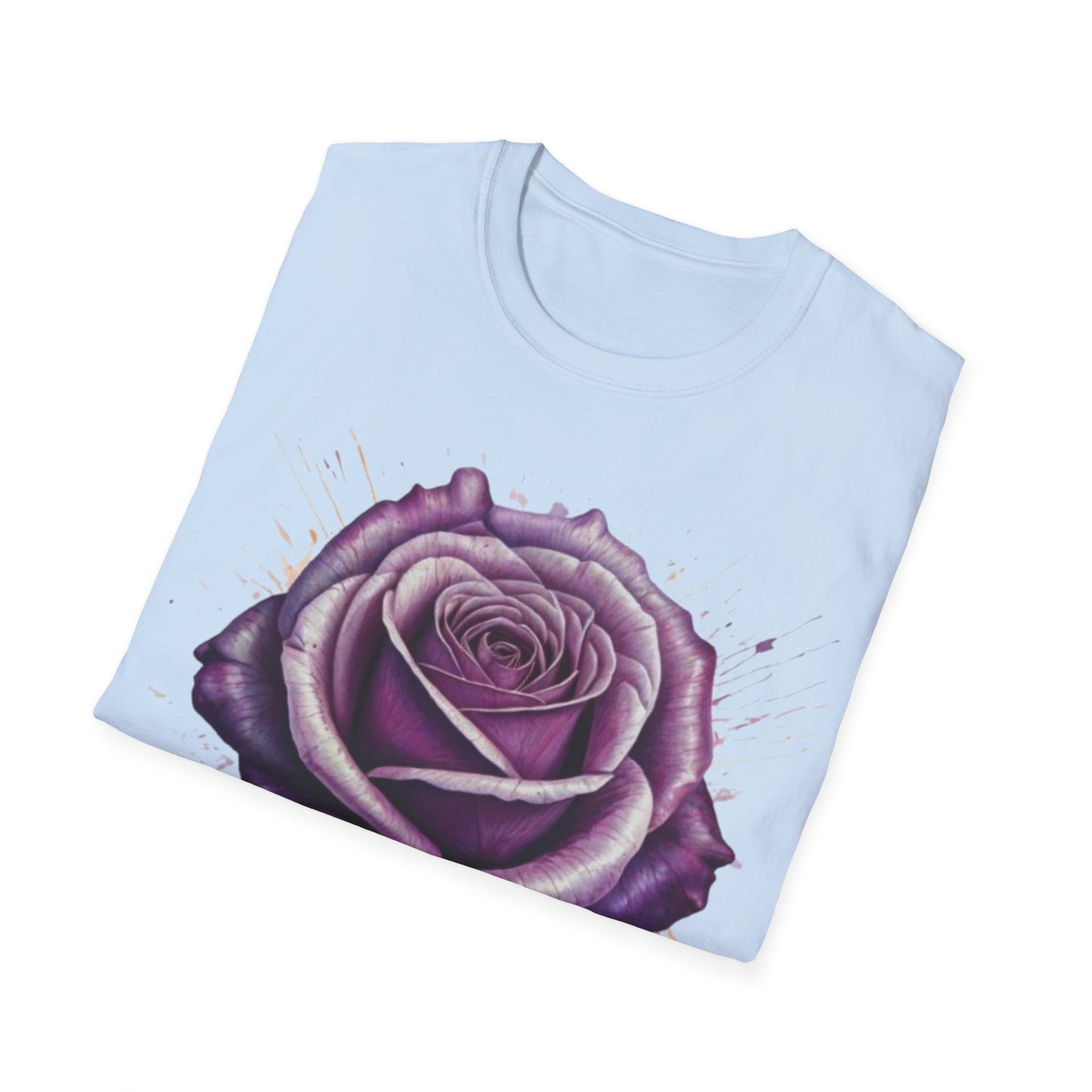 Messy Purple Rose - Unisex T-Shirt