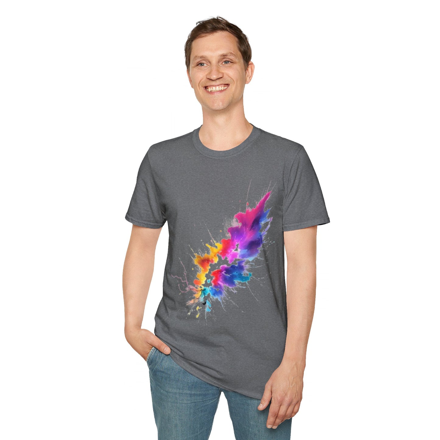 Colourful Lightning Bolt - Unisex T-Shirt