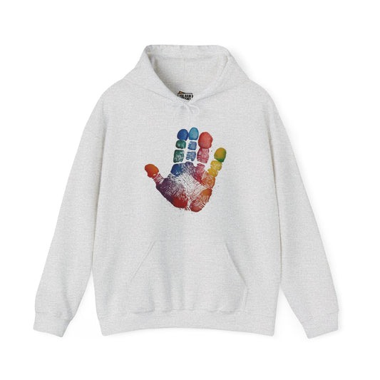 Colourful Handprint - Unisex Hooded Sweatshirt