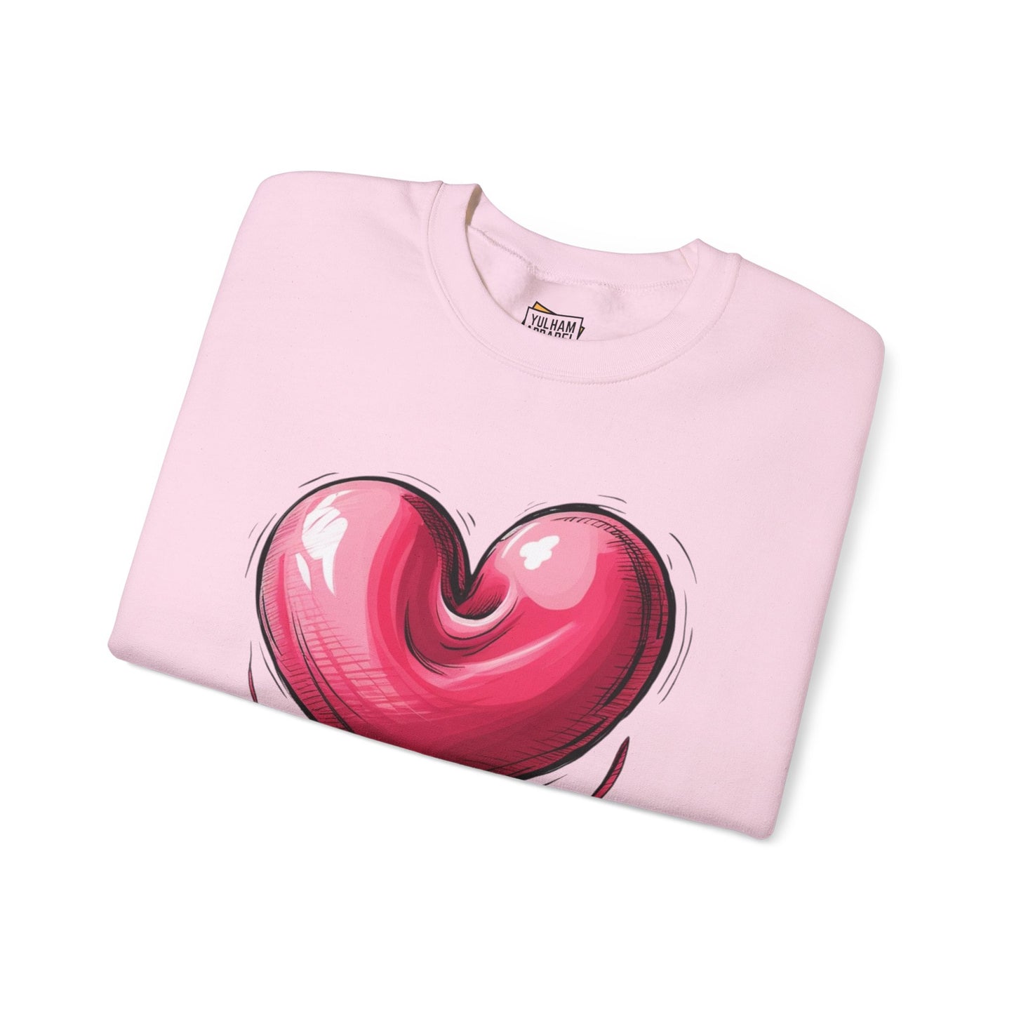 Deflating Love Heart - Unisex Crewneck Sweatshirt