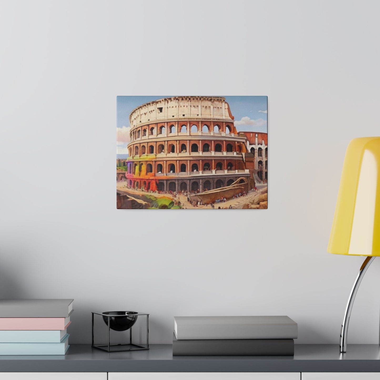Colosseum Artwork - Matte Canvas, Stretched, 0.75"