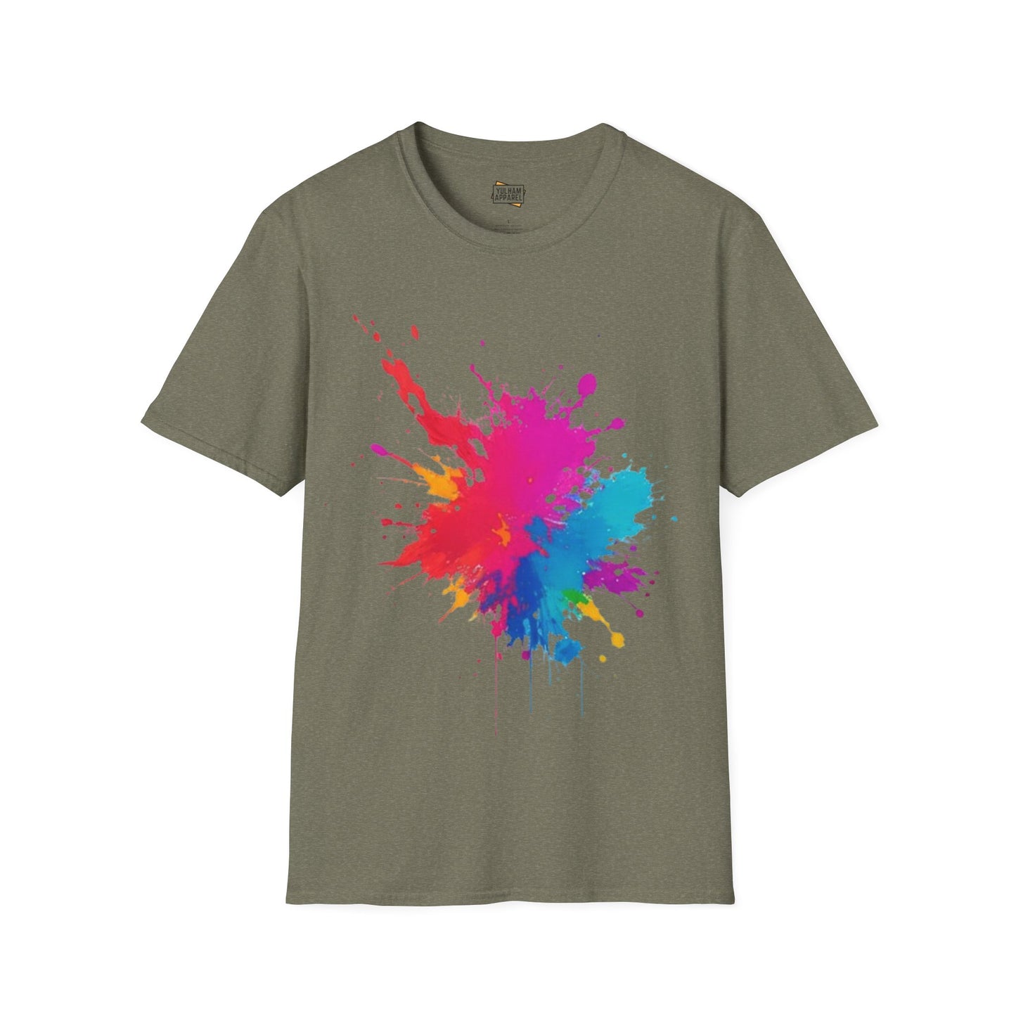 Colourful Paint Splatter - Unisex T-Shirt