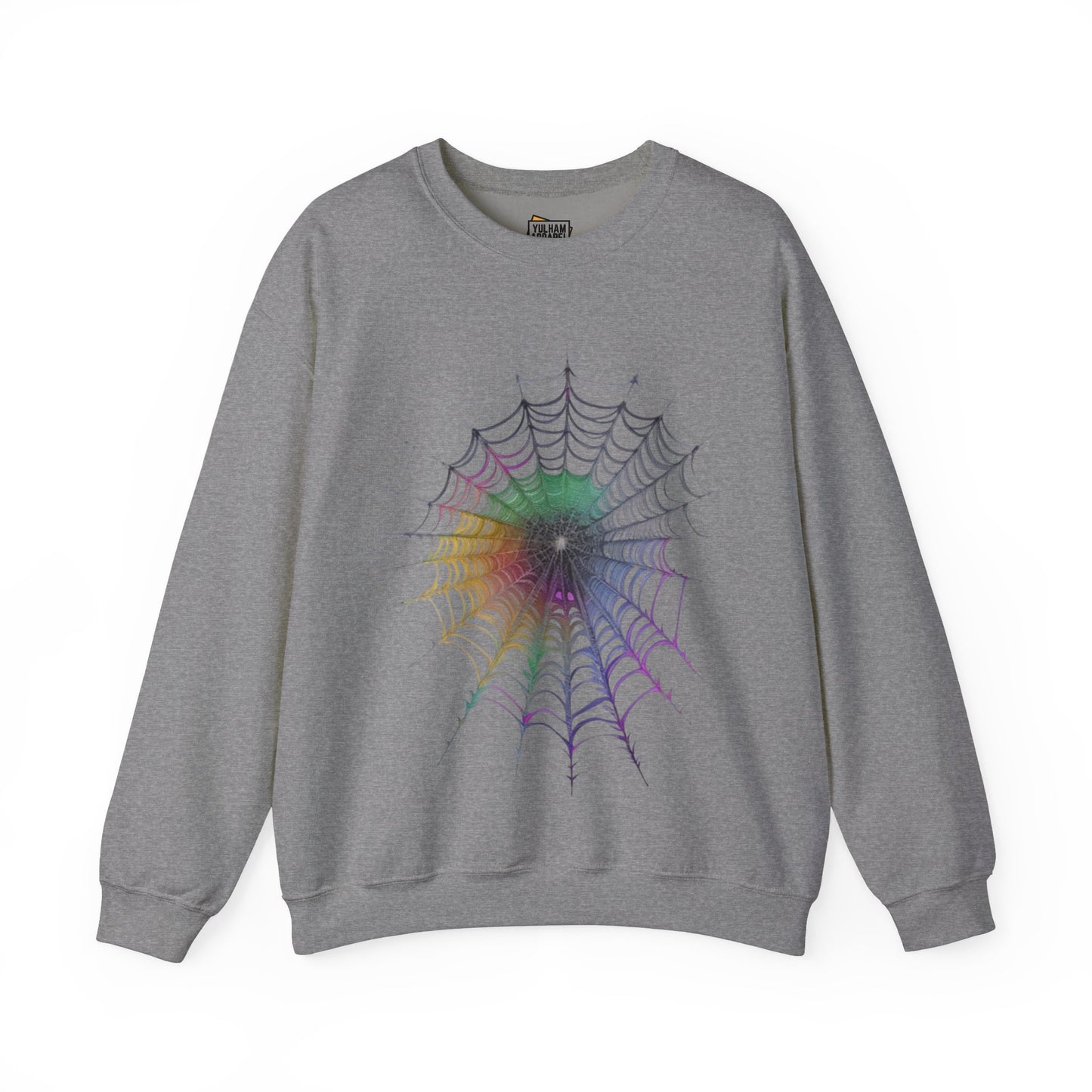 Colourful Spiderweb - Unisex Crewneck Sweatshirt