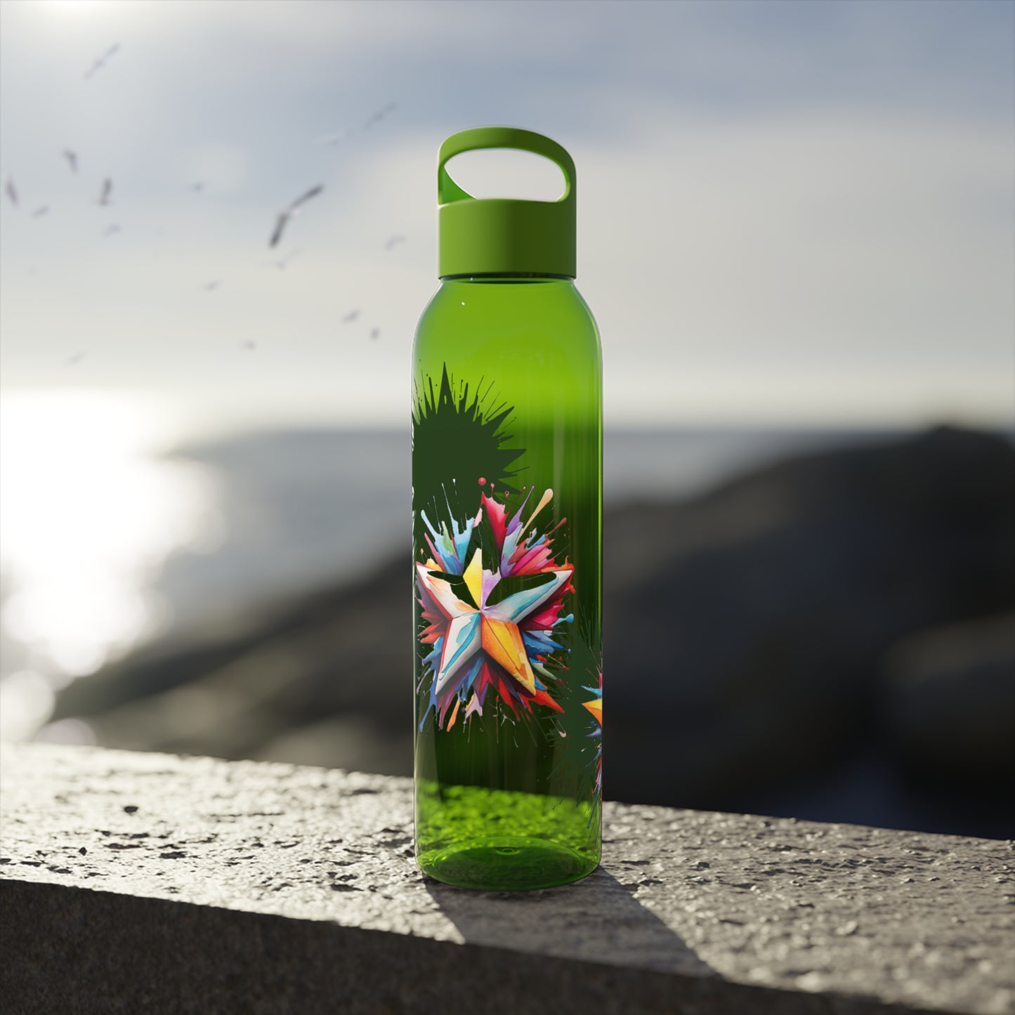 Colourful Stars - Sky Water Bottle