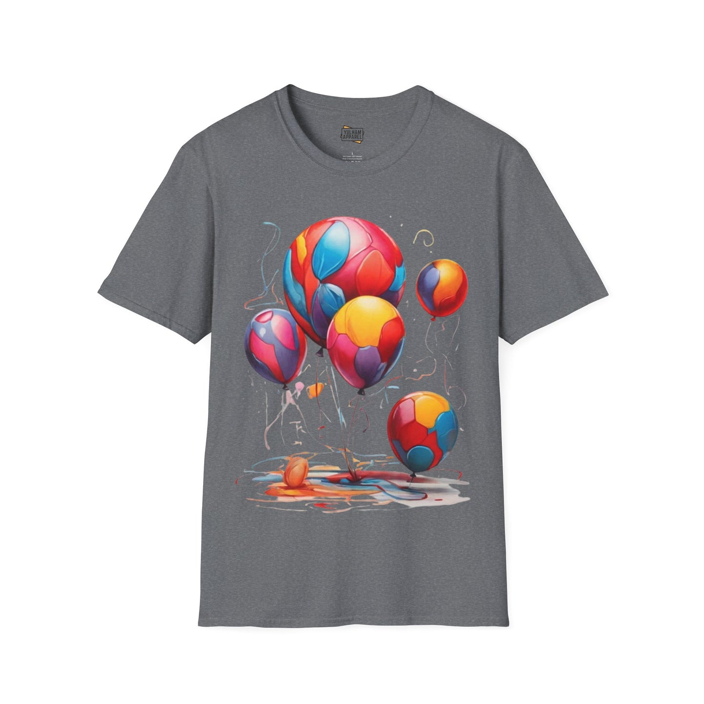 Colourful Messy Balloons - Unisex T-Shirt