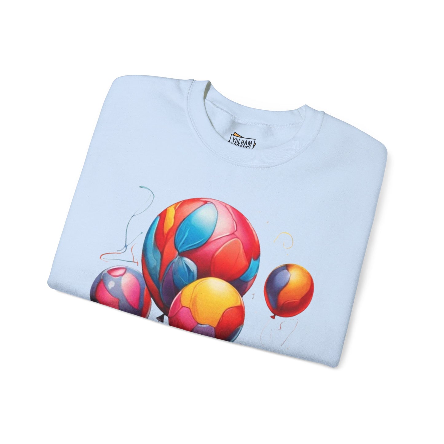 Colourful Messy Balloons - Unisex Crewneck Sweatshirt