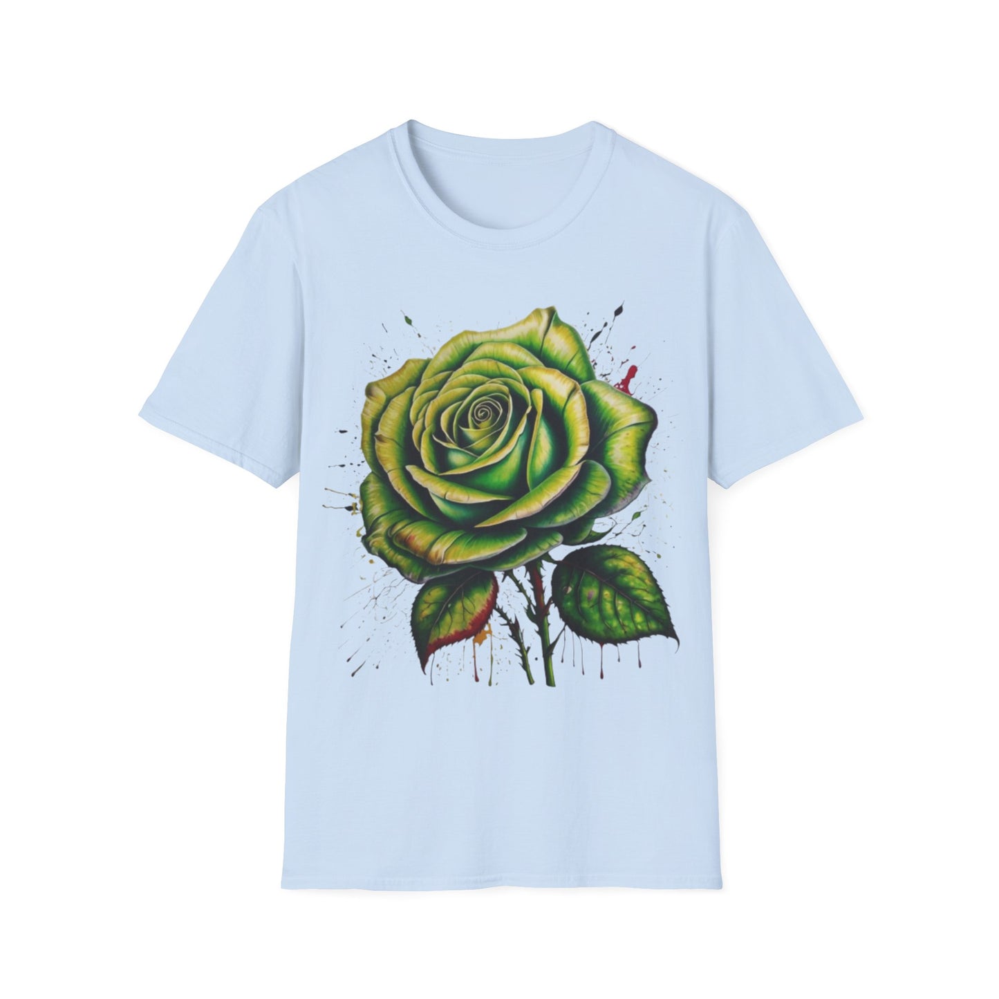 Messy Green Rose - Unisex T-Shirt