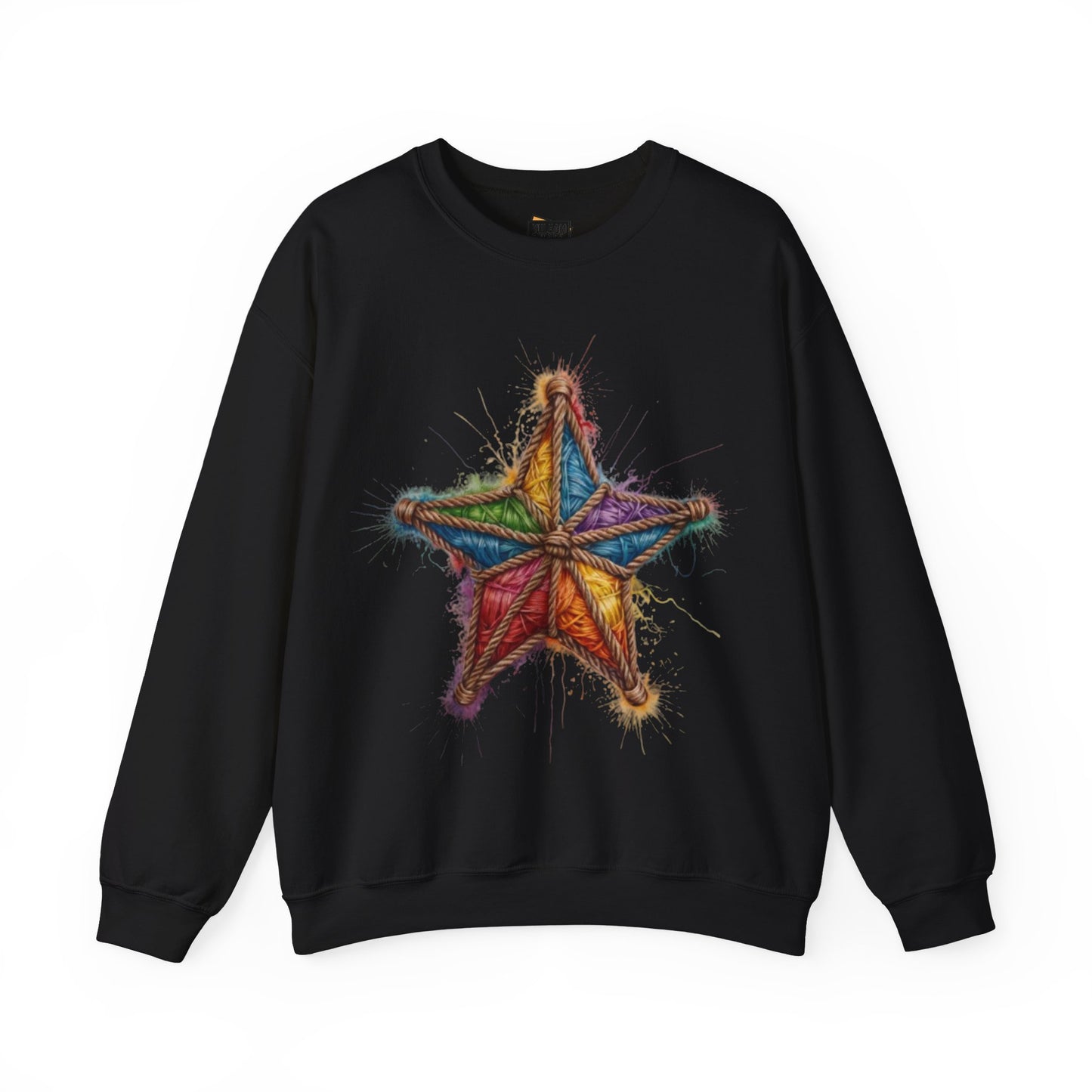 Star Rope Pattern - Unisex Crewneck Sweatshirt