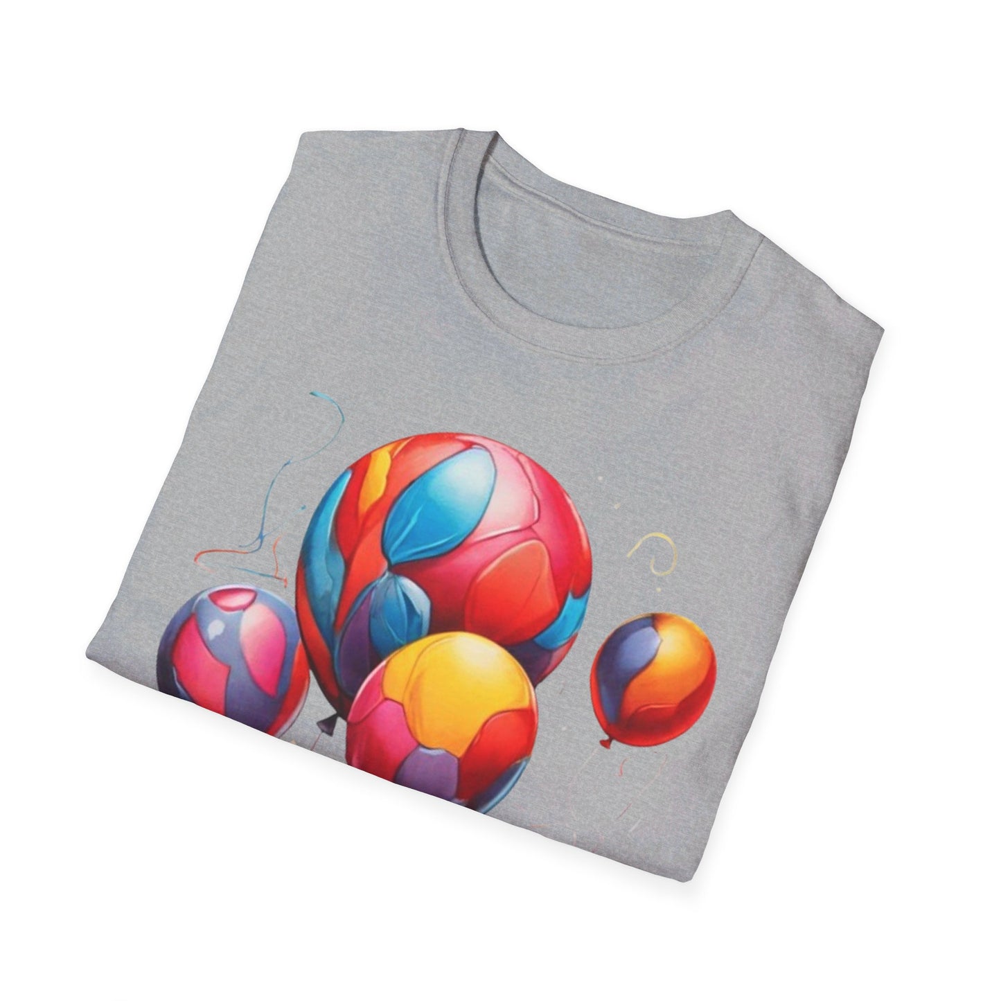 Colourful Messy Balloons - Unisex T-Shirt