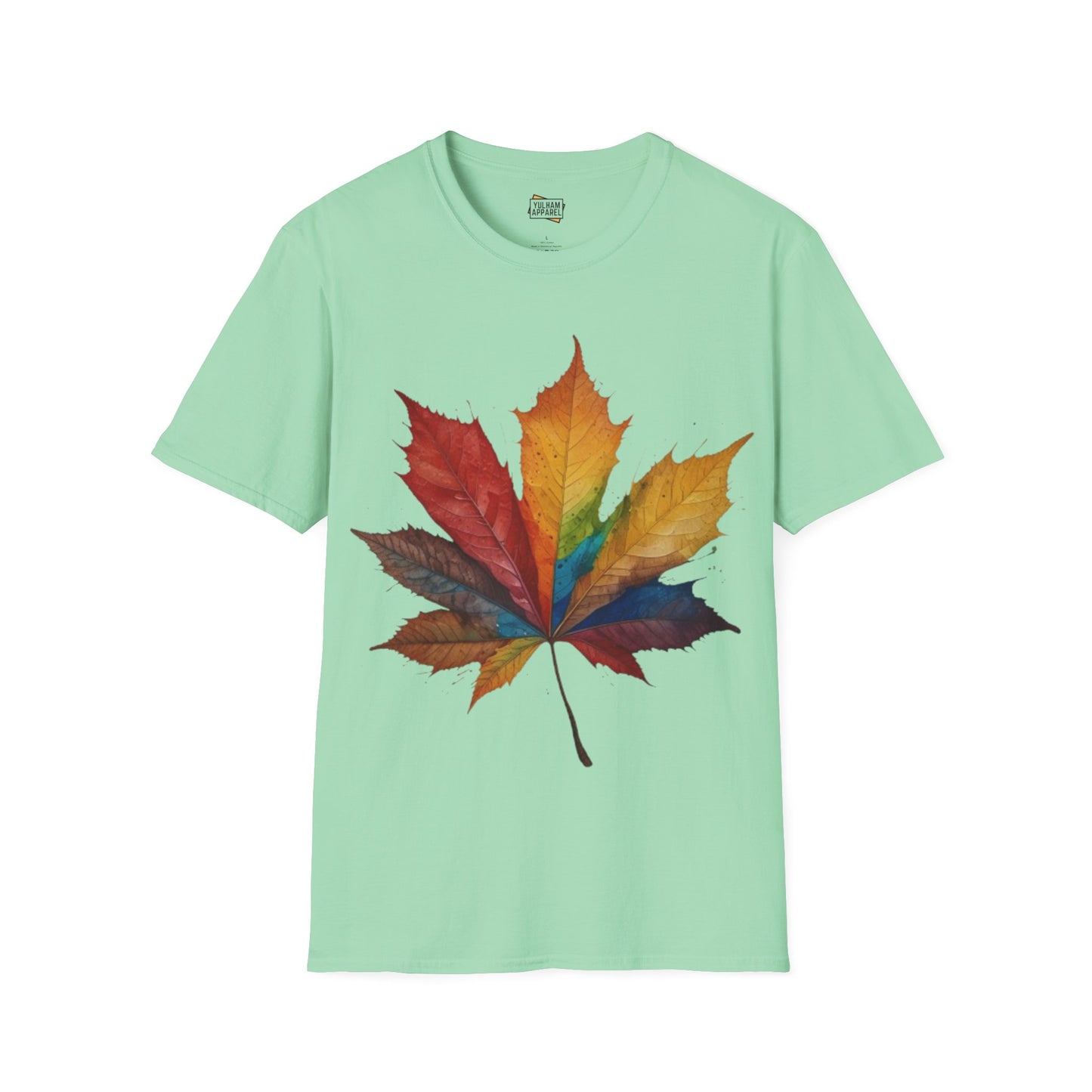 Colourful Autumn Leaf - Unisex T-Shirt