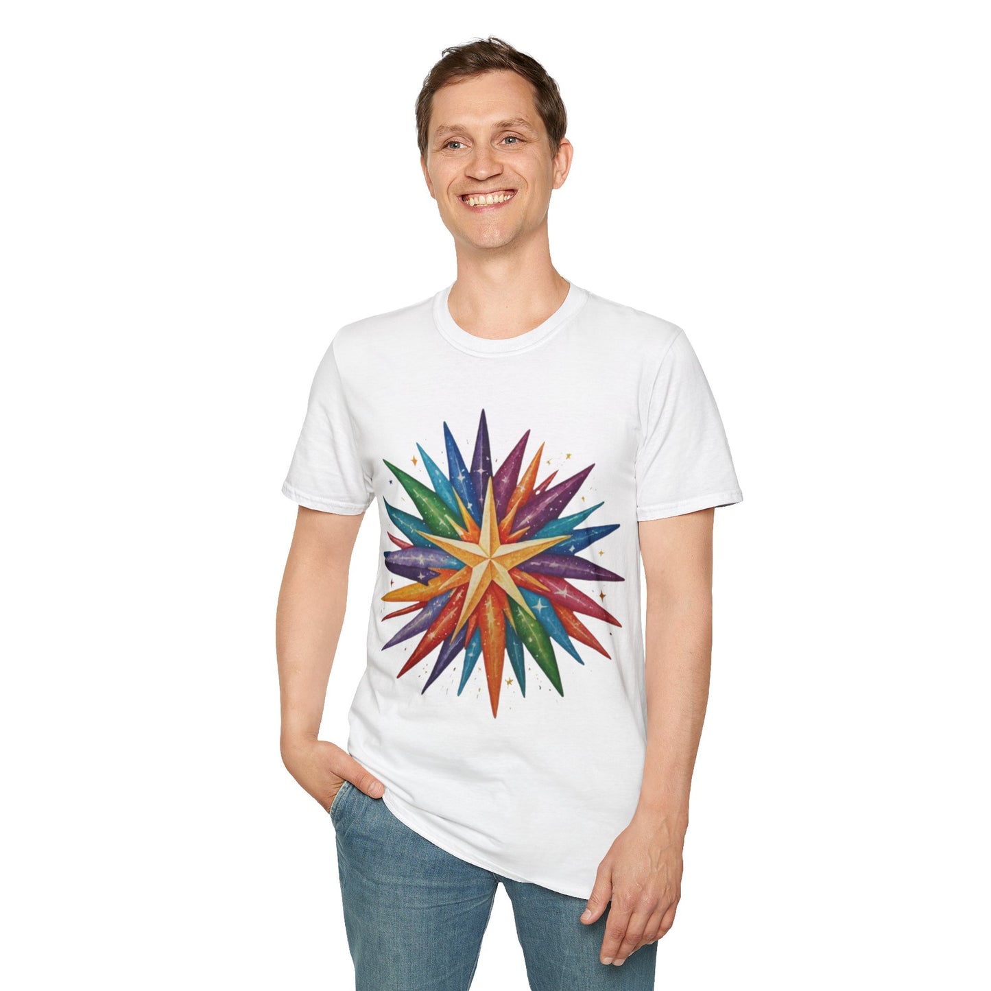 Multicoloured Star - Unisex T-Shirt