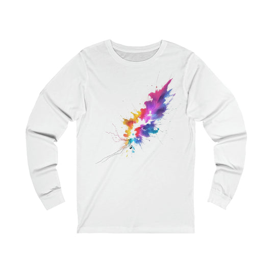 Colourful Lightning Bolt - Unisex Long Sleeve T-Shirt