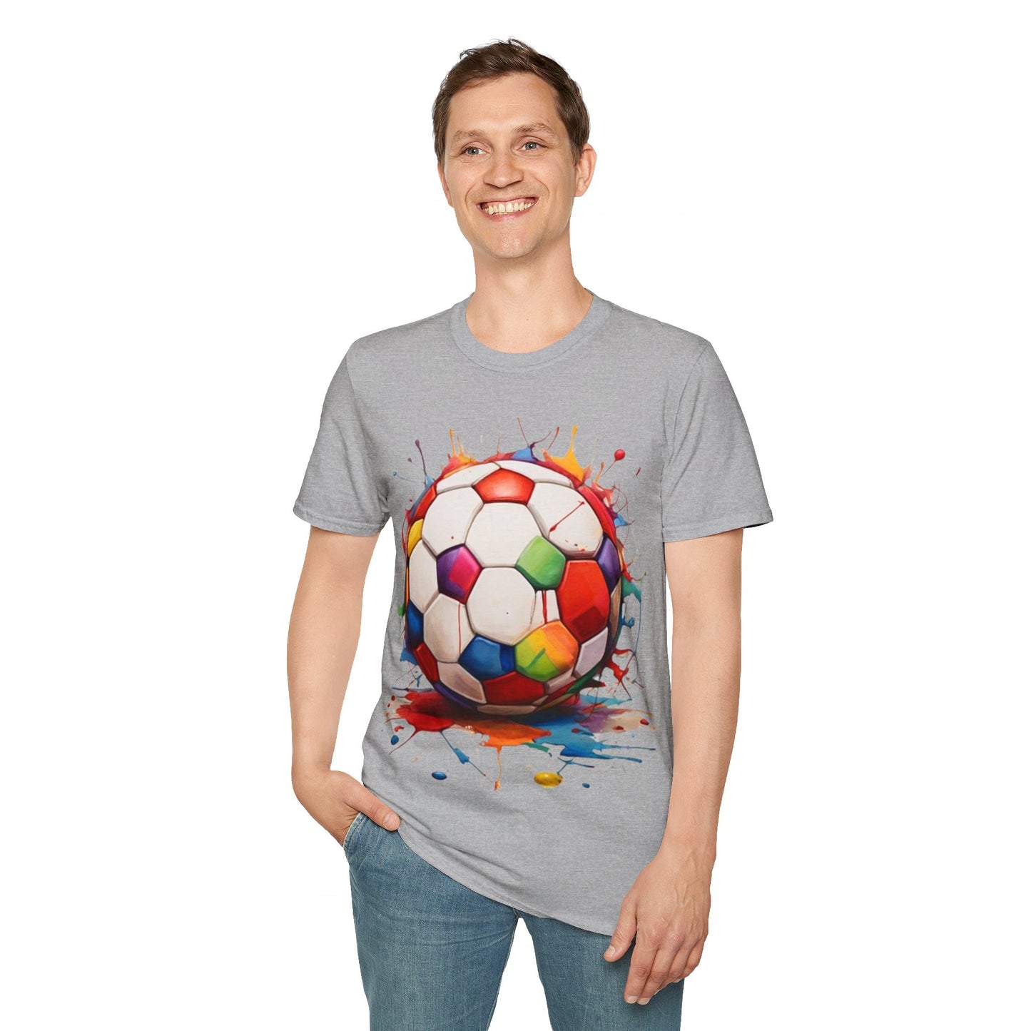 Colourful Football - Unisex T-Shirt