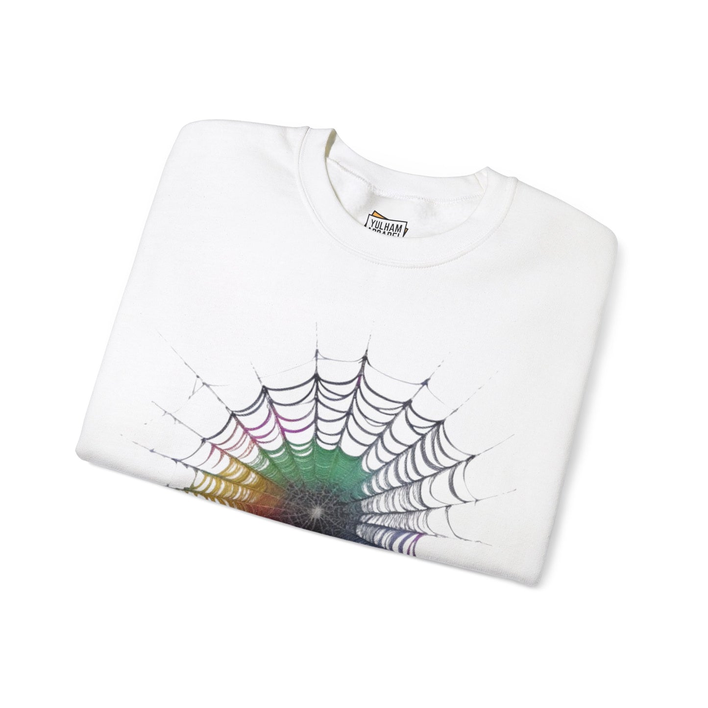 Colourful Spiderweb - Unisex Crewneck Sweatshirt