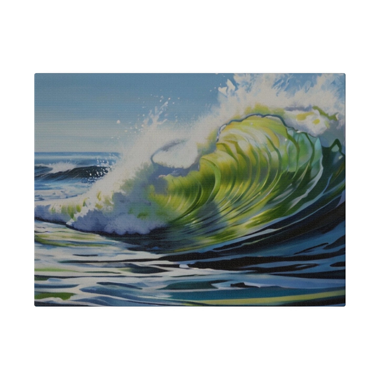Crashing Waves - Matte Canvas, Stretched, 0.75"