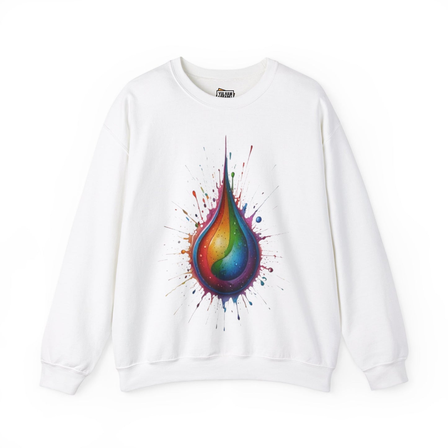 Colourful Waterdrop - Unisex Crewneck Sweatshirt