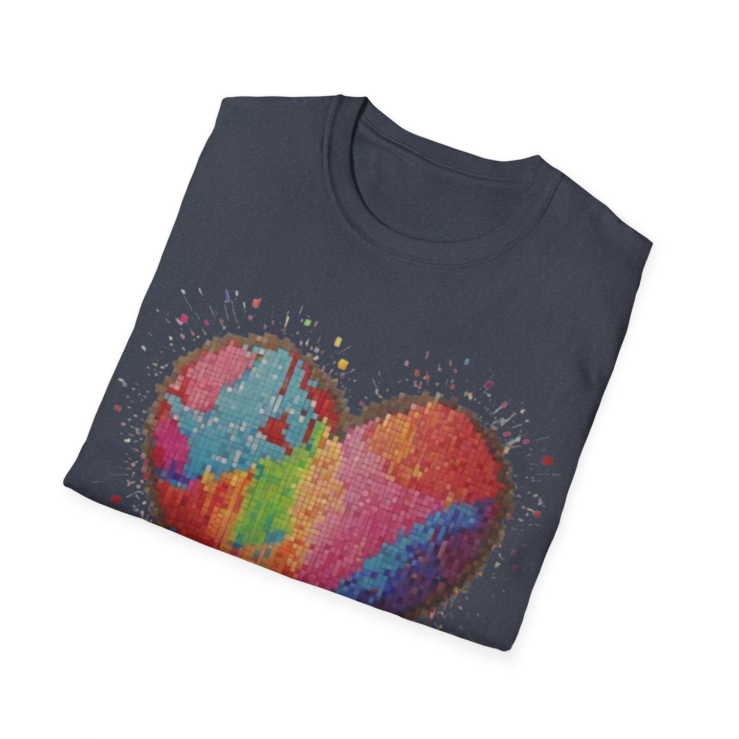 Pixelated Love Heart - Unisex T-Shirt