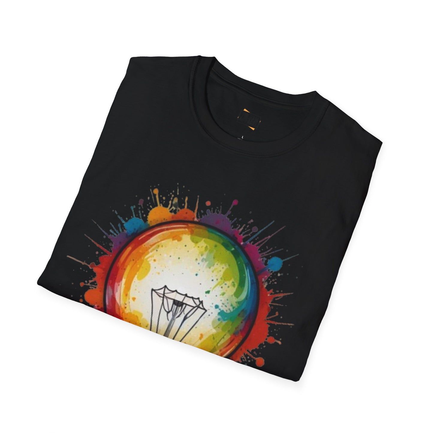 Colourful Lightbulb - Unisex T-Shirt