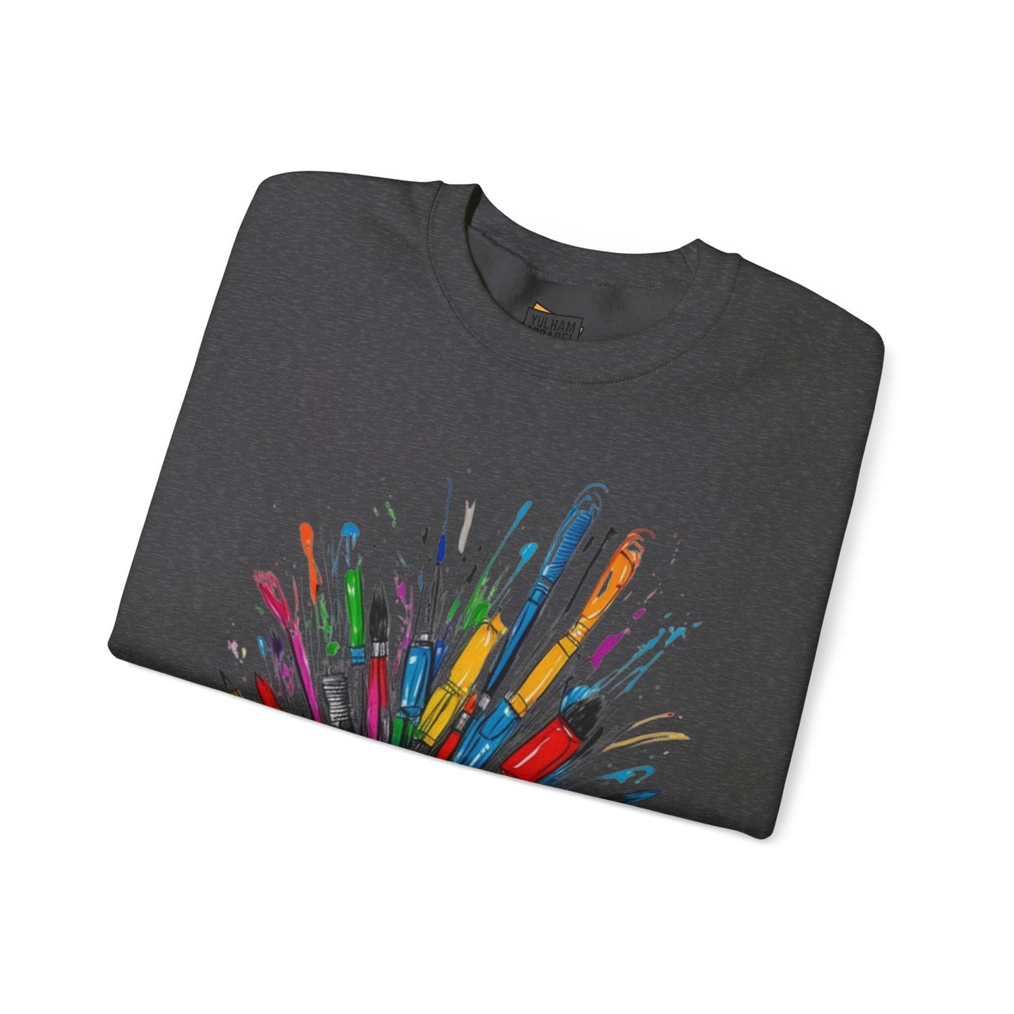 Messy Paintbrushes - Unisex Crewneck Sweatshirt