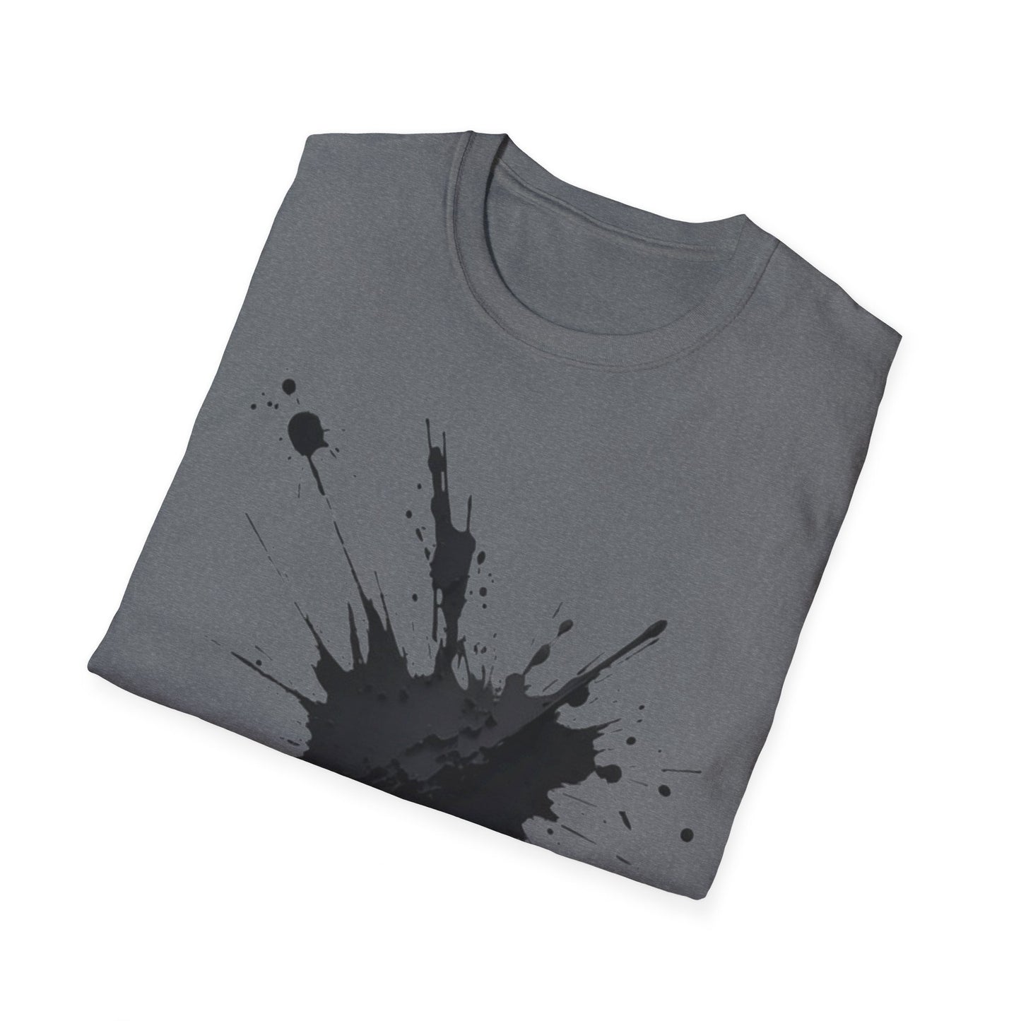 Black Paint Splatter - Unisex T-Shirt