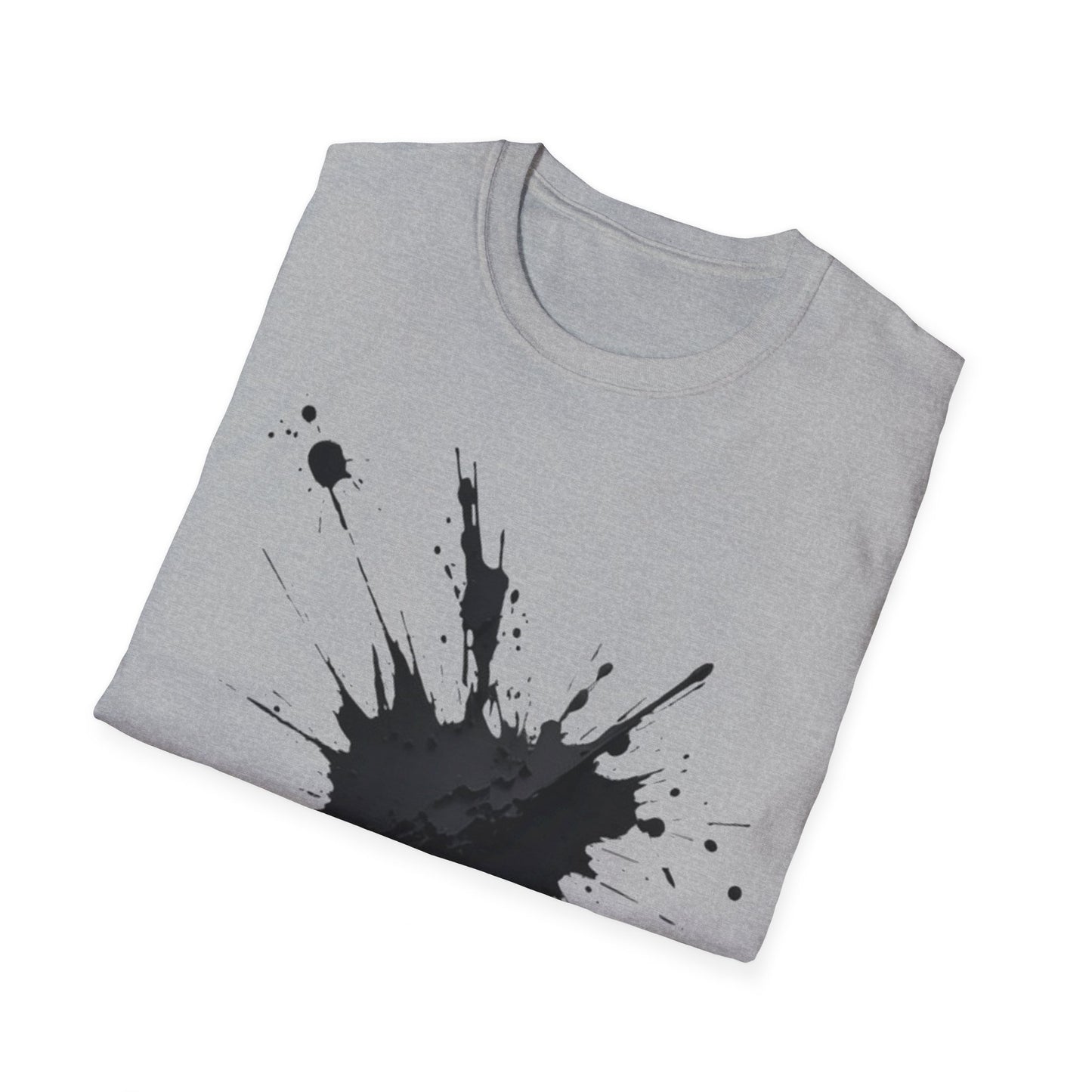 Black Paint Splatter - Unisex T-Shirt