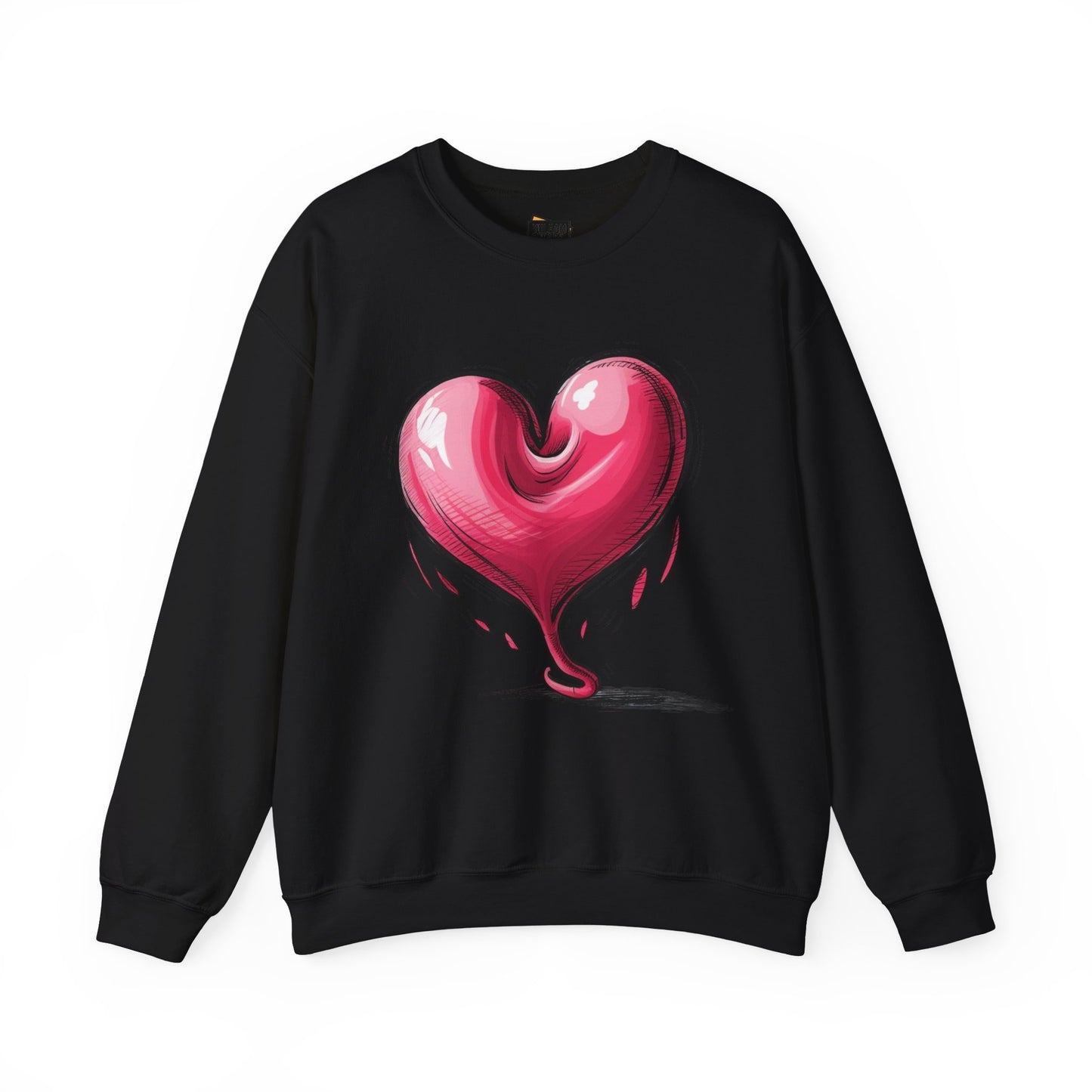 Deflating Love Heart - Unisex Crewneck Sweatshirt