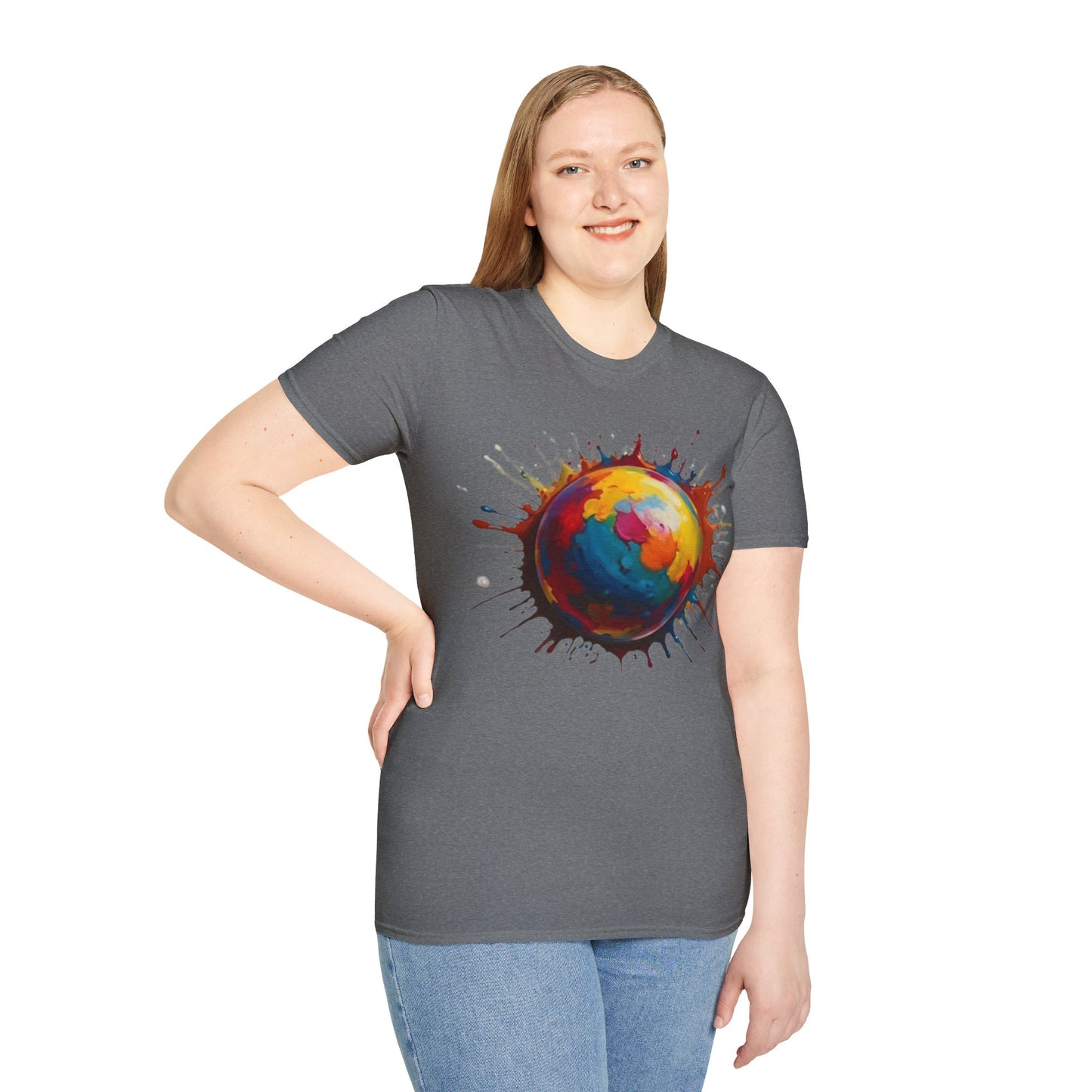 Messy Colourful Cannonball - Unisex T-Shirt