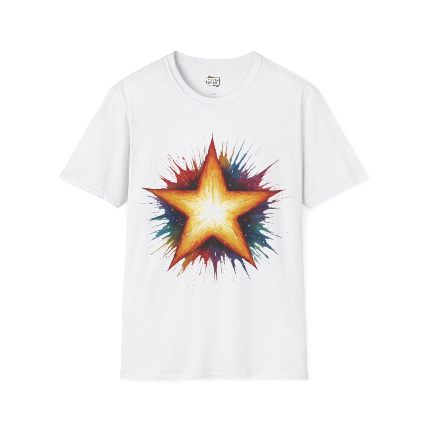 Burning Golden Star - Unisex T-Shirt