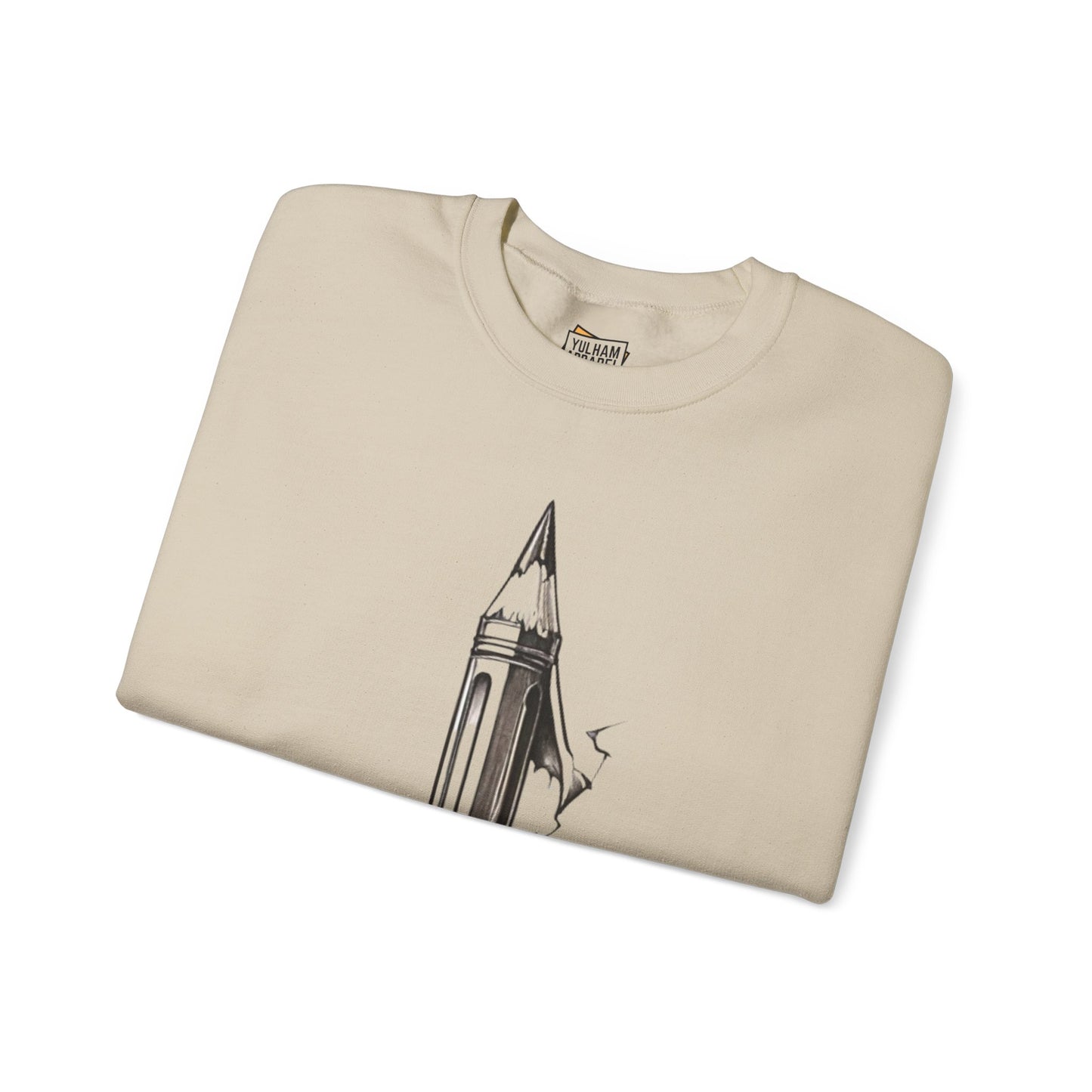 Double Sided Small Pencil - Unisex Crewneck Sweatshirt