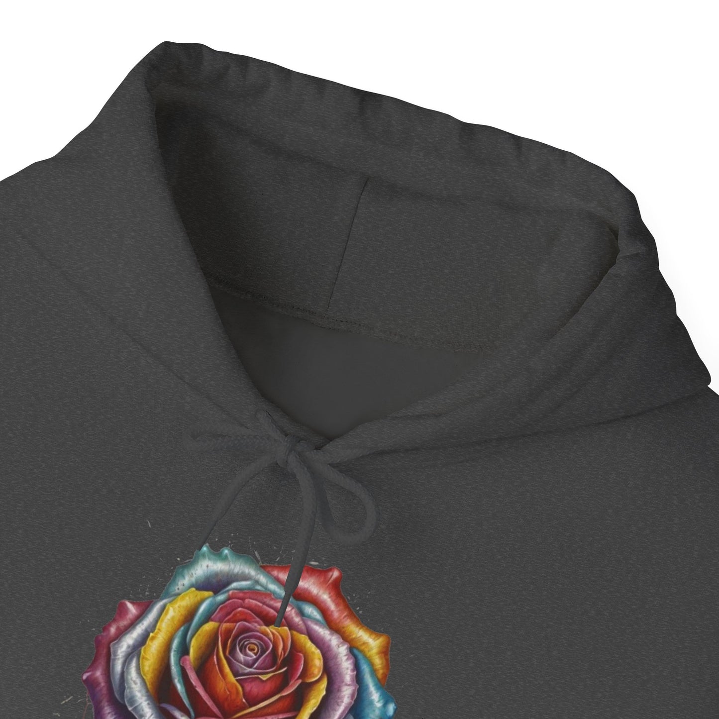 Messy Multicoloured Rose - Unisex Hooded Sweatshirt