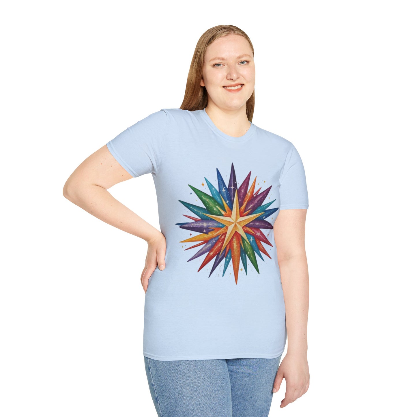 Multicoloured Star - Unisex T-Shirt