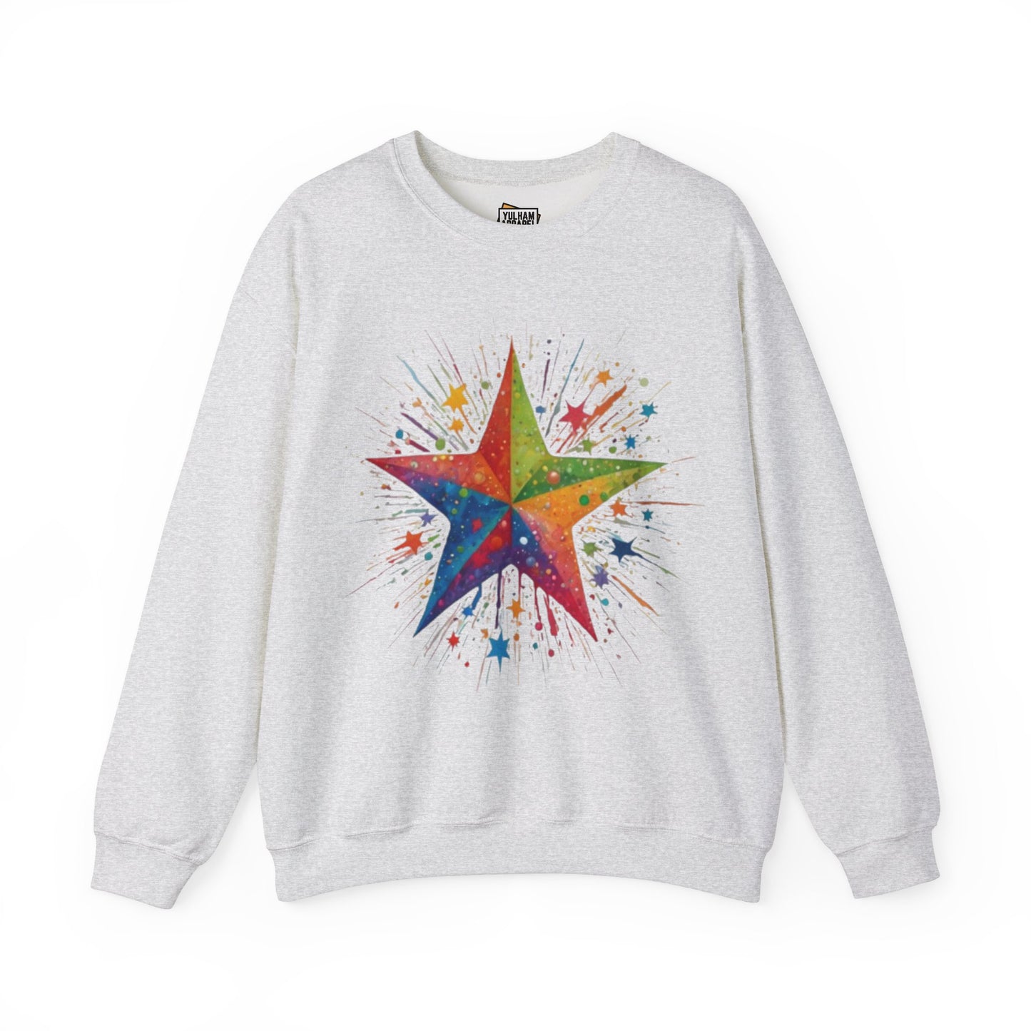 Exploding Messy Star - Unisex Crewneck Sweatshirt