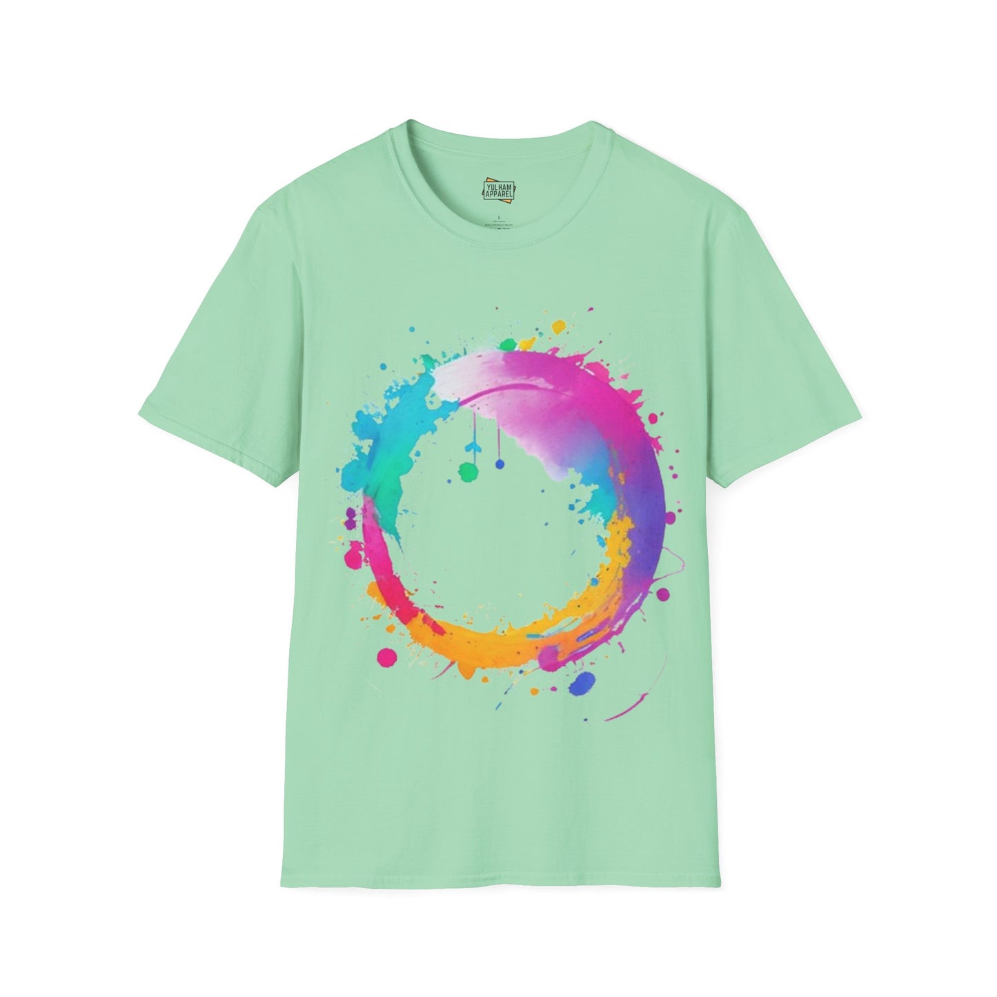 Messy Colourful Circle - Unisex T-Shirt