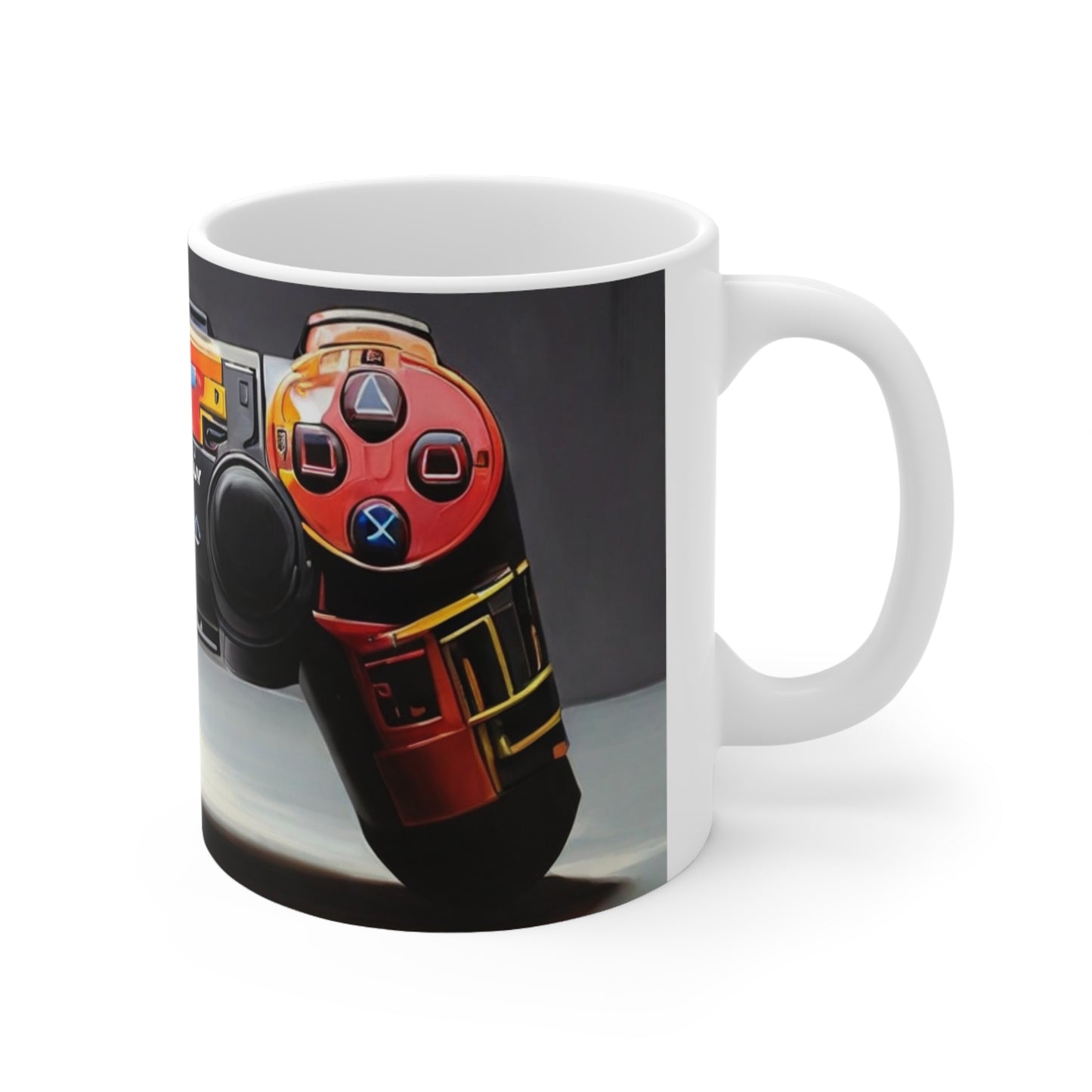 PlayStation Controller Artwork Mug - Ceramic Coffee Mug 11oz