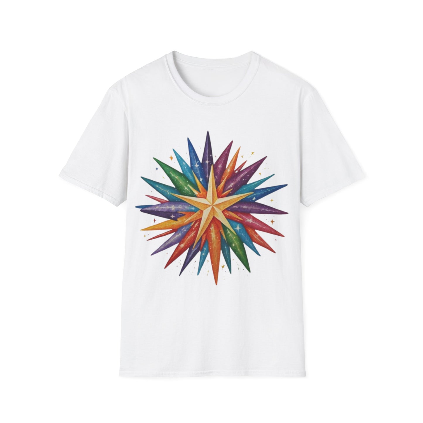 Multicoloured Star - Unisex T-Shirt