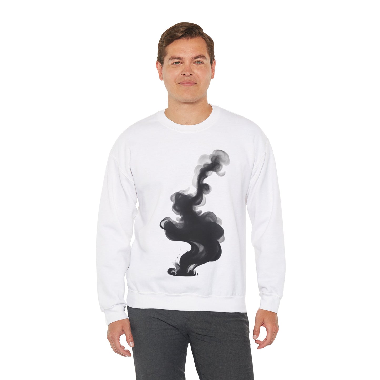 Black Smoke - Unisex Crewneck Sweatshirt