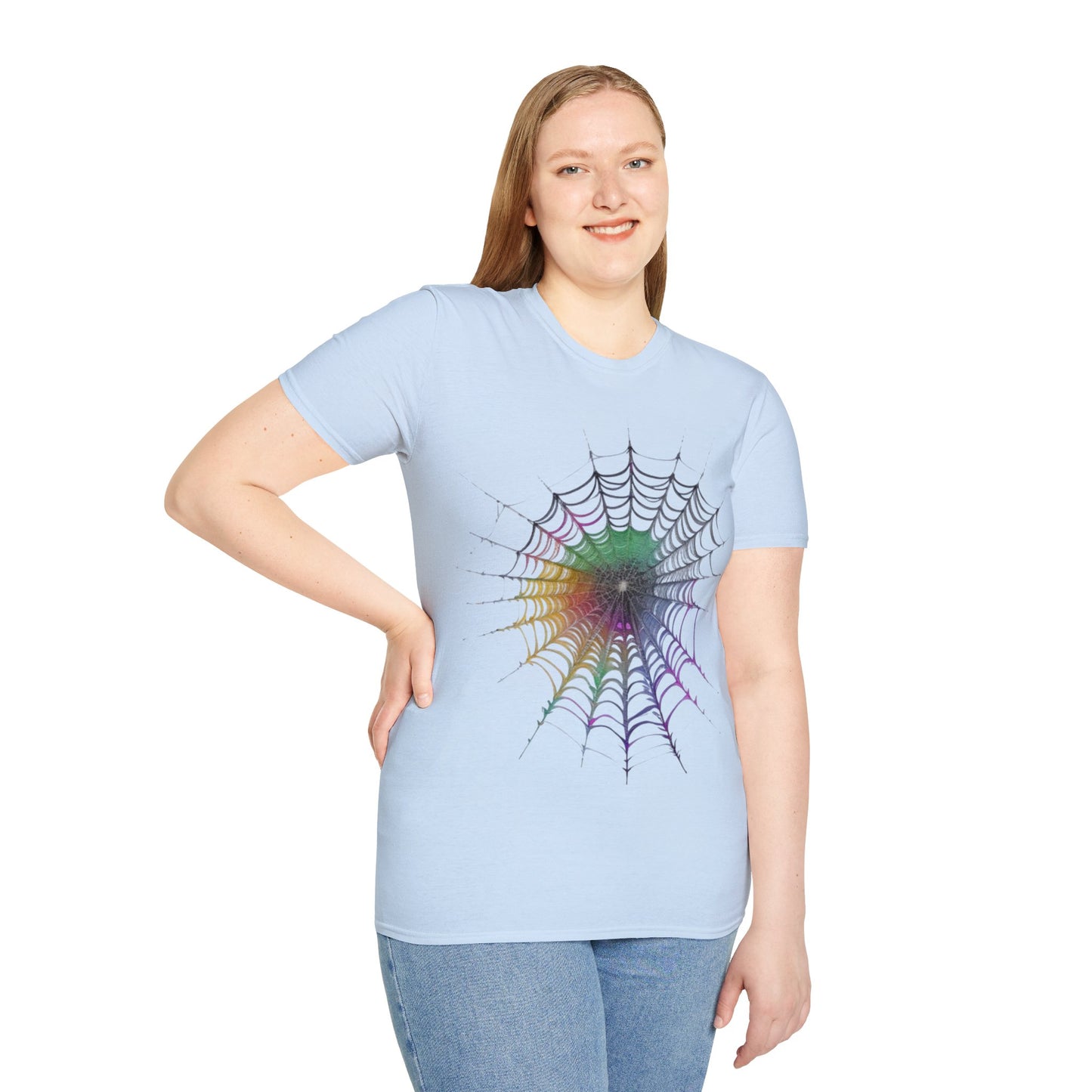 Colourful Spiderweb - Unisex T-Shirt