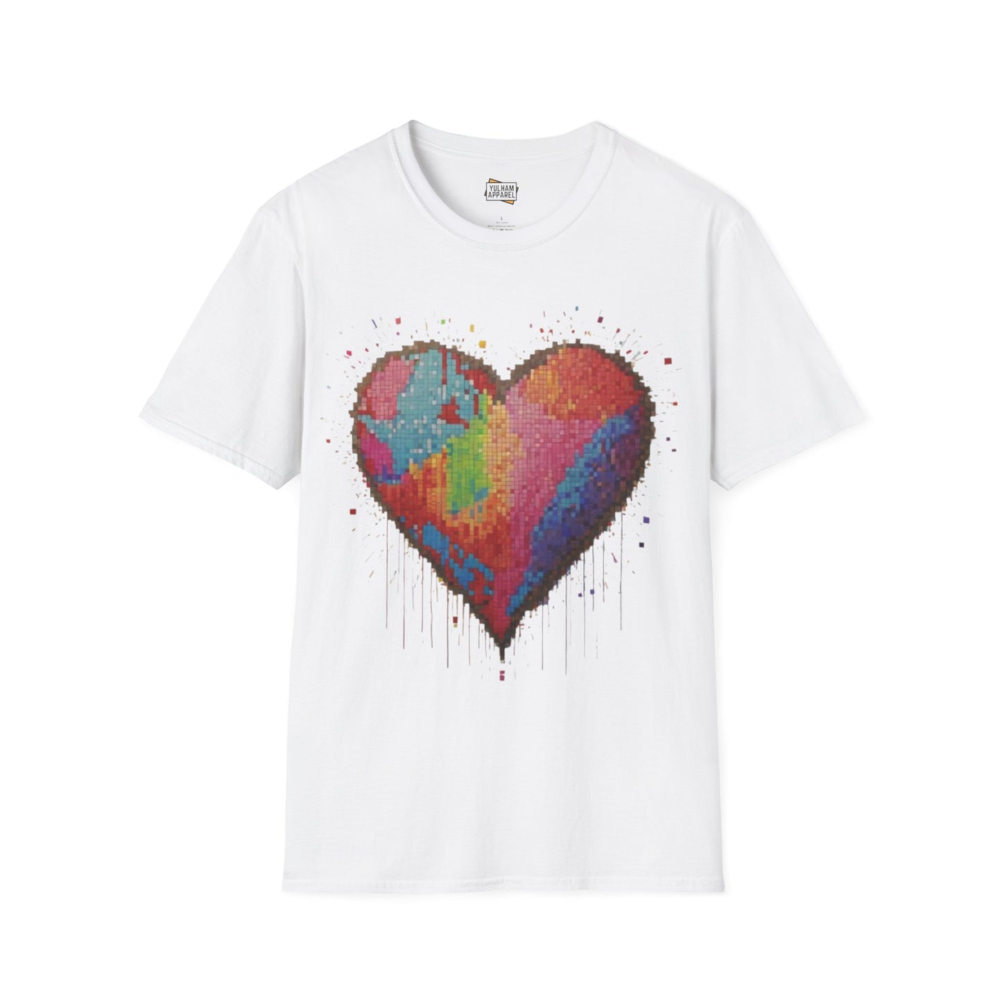 Pixelated Love Heart - Unisex T-Shirt