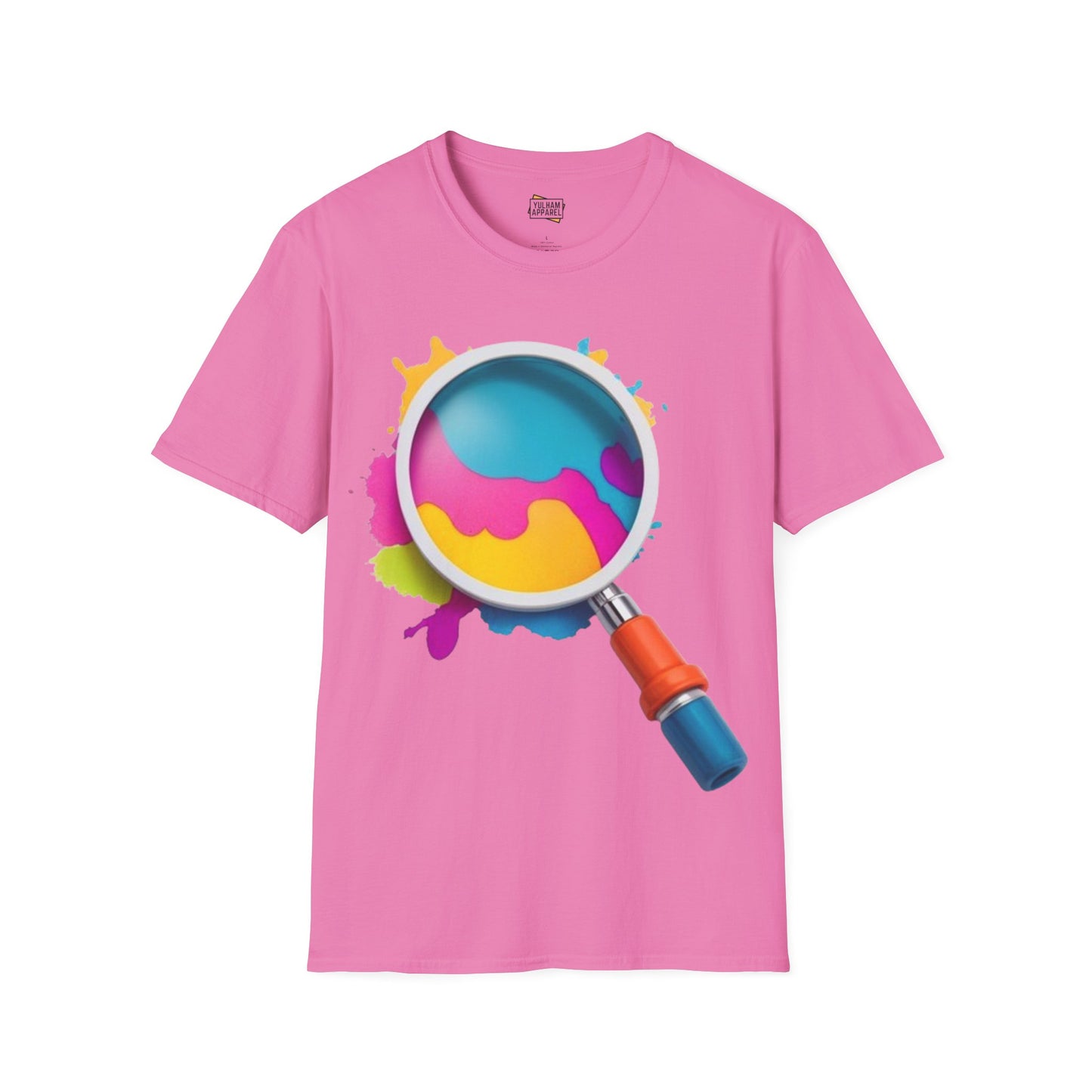 Colourful Magnifying Glass - Unisex T-Shirt