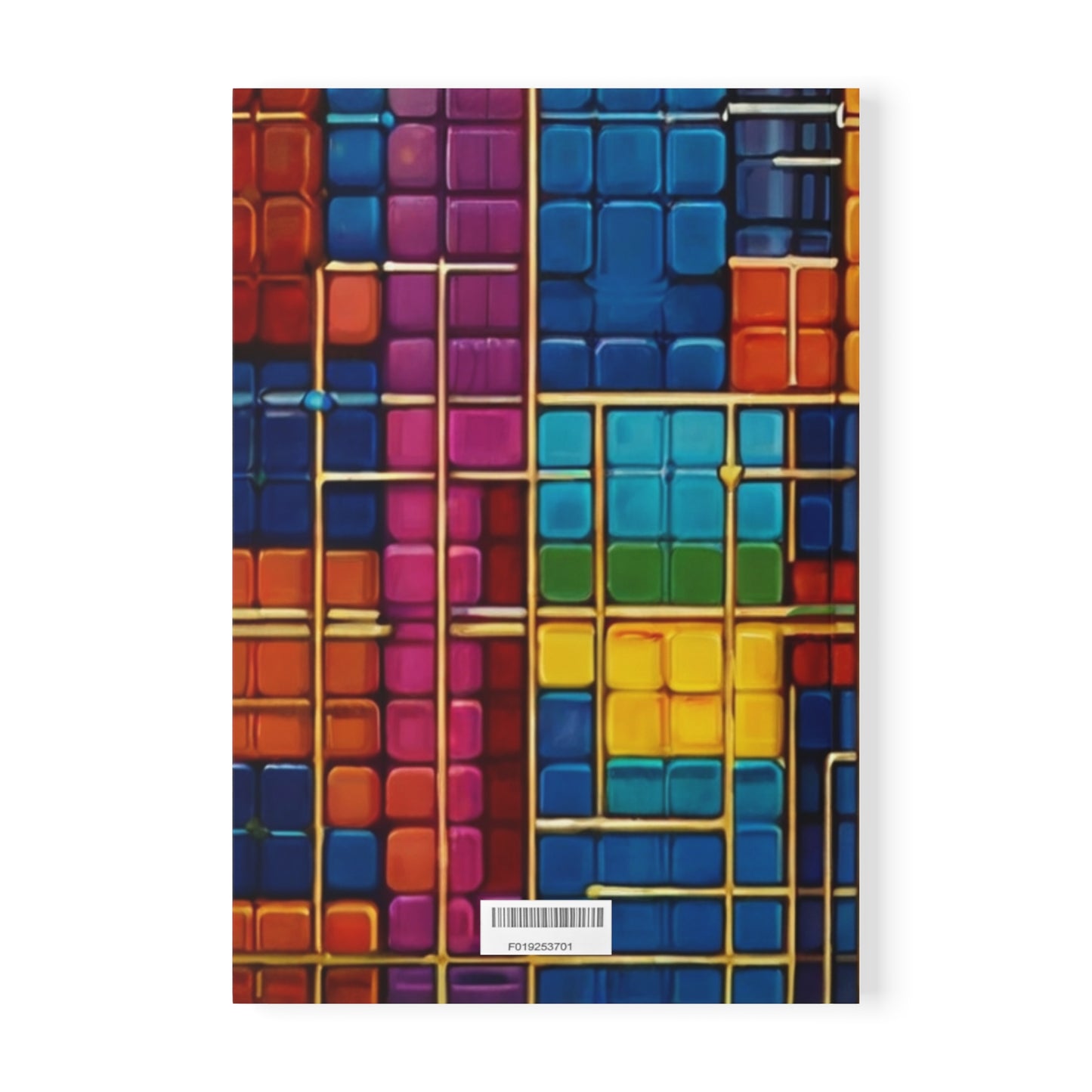 Colourful Cubes - Softcover Notebook, A5