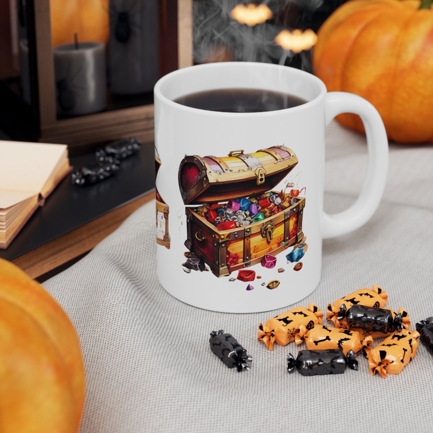 Treasure Chests Mug - Ceramic Coffee Mug 11oz