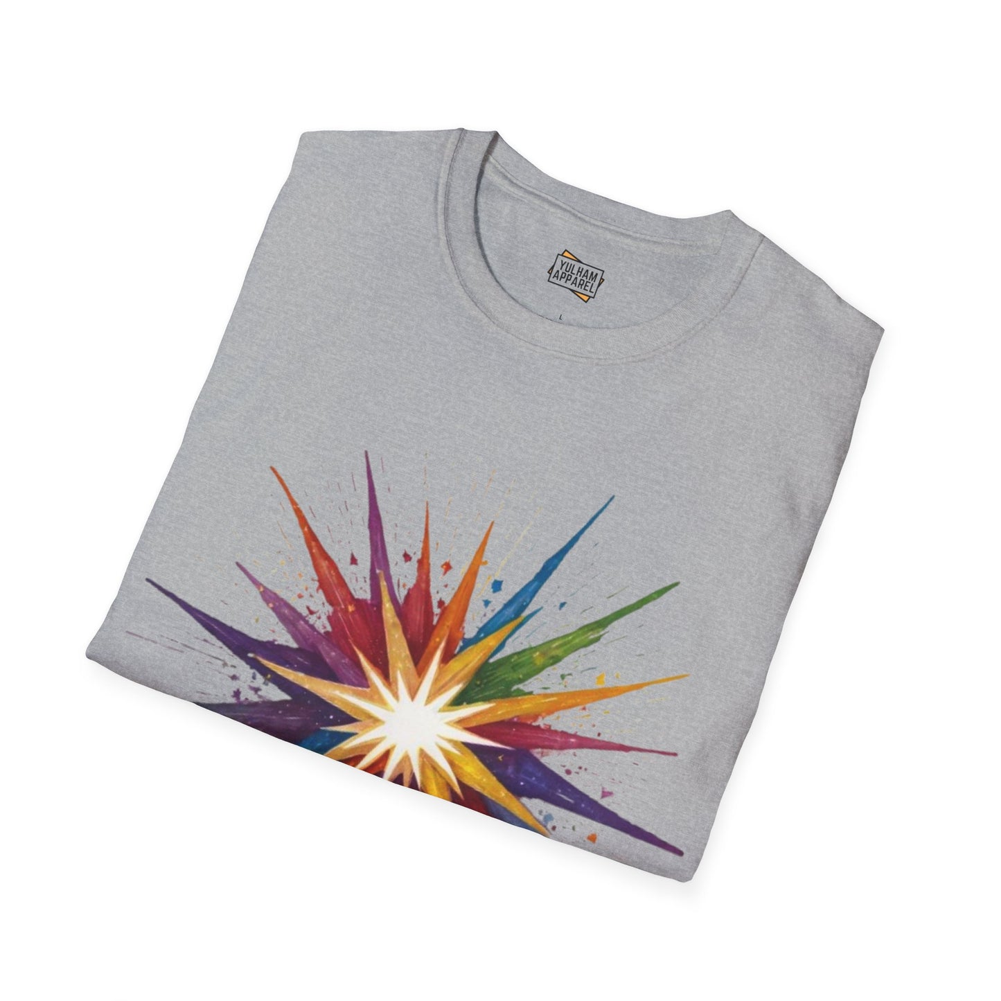 Colourful Exploding Star - Unisex T-Shirt