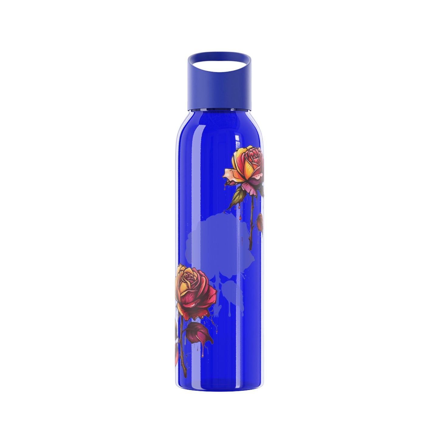 Dying Colourful Roses - Sky Water Bottle