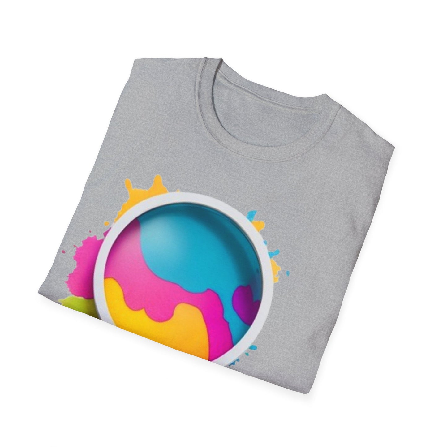 Colourful Magnifying Glass - Unisex T-Shirt