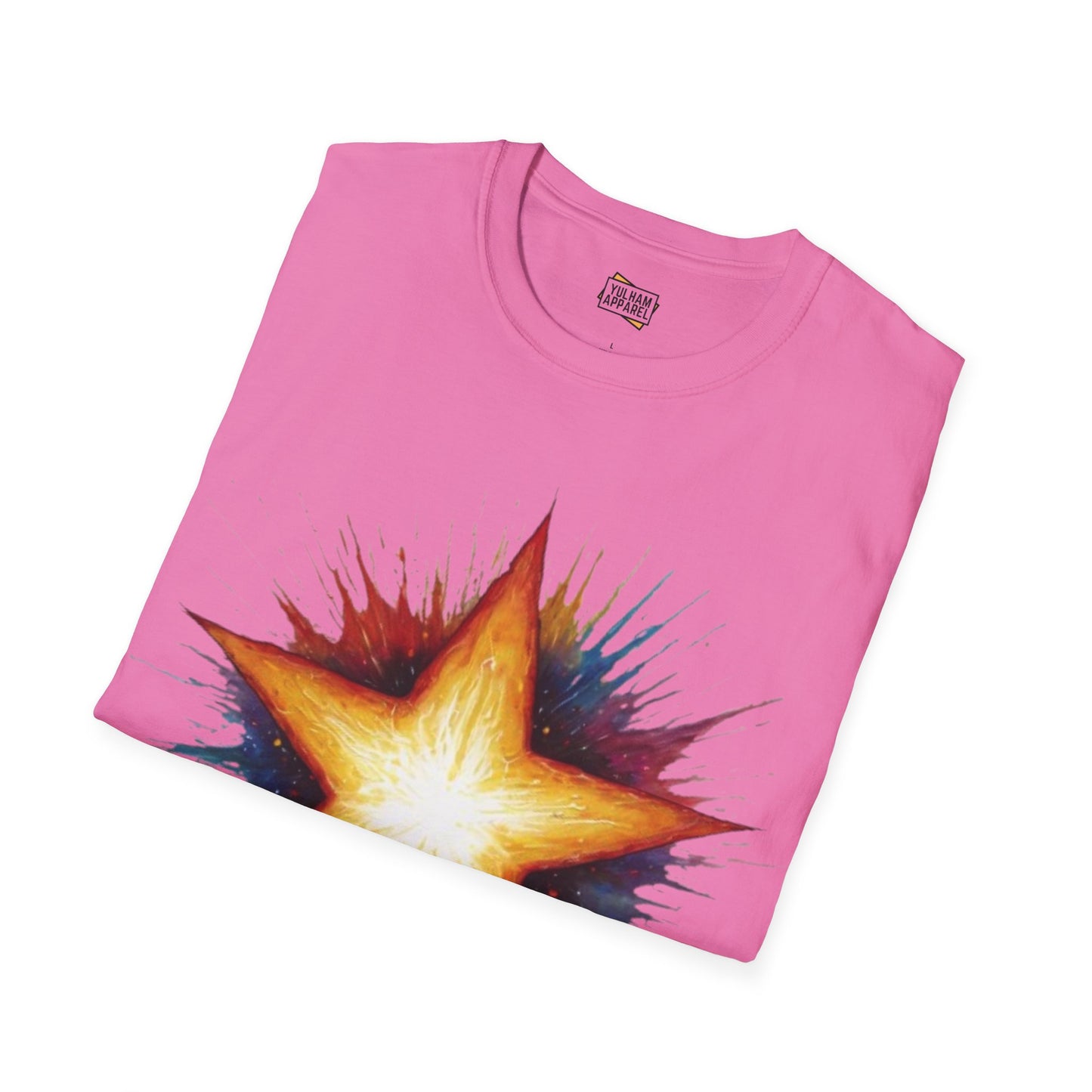 Burning Golden Star - Unisex T-Shirt