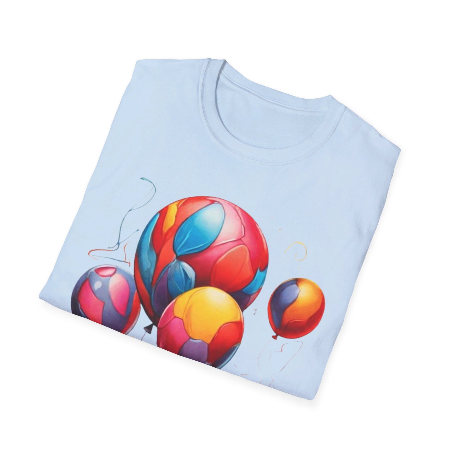 Colourful Messy Balloons - Unisex T-Shirt