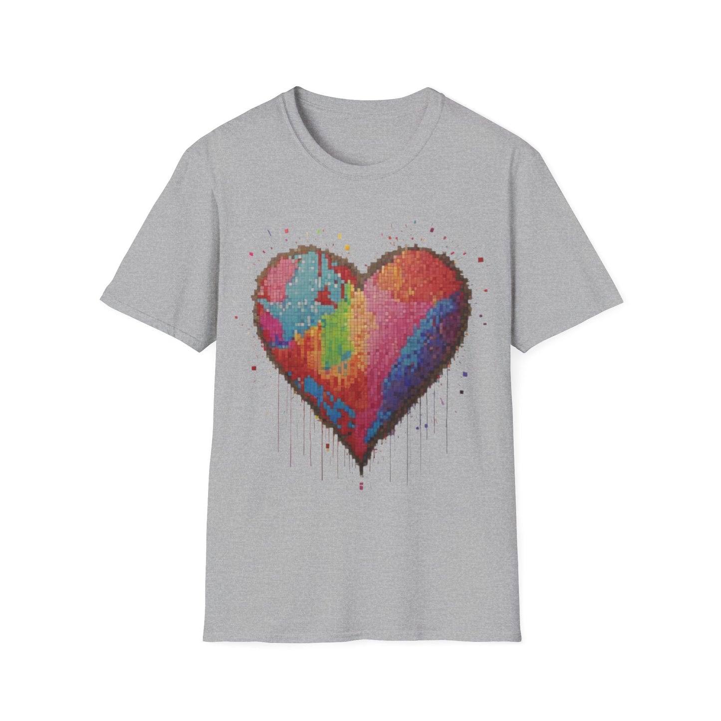 Pixelated Love Heart - Unisex T-Shirt