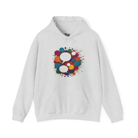 Colourful Speech Bubbles - Unisex Hooded Sweatshirt