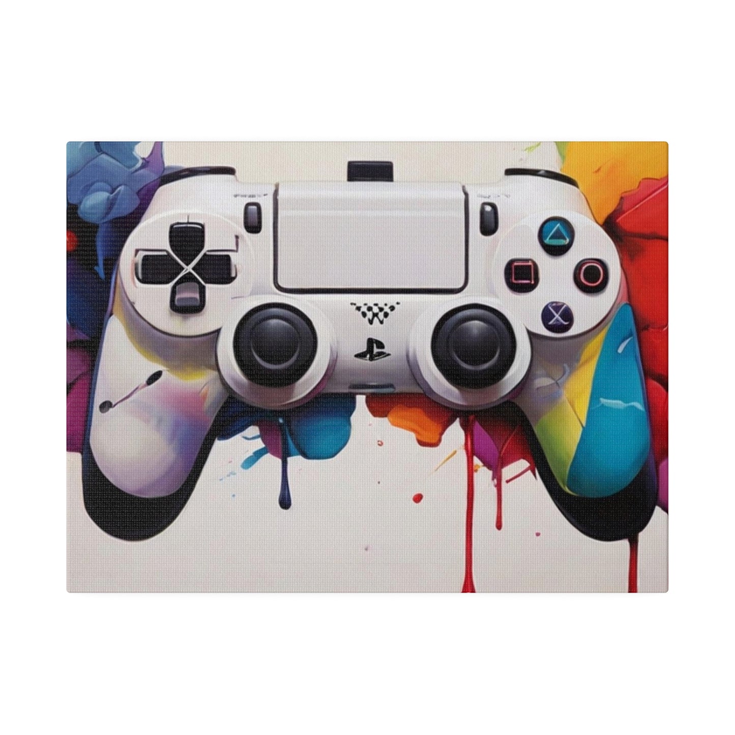 Colourful PlayStation Controller - Matte Canvas, Stretched, 0.75"