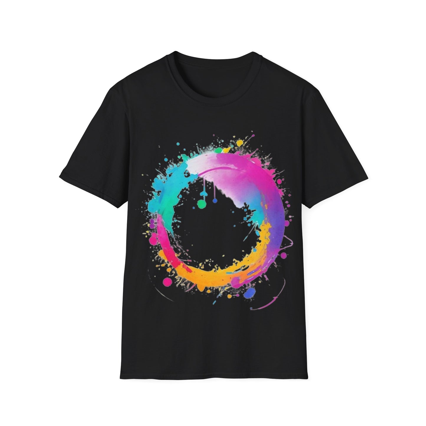 Messy Colourful Circle - Unisex T-Shirt